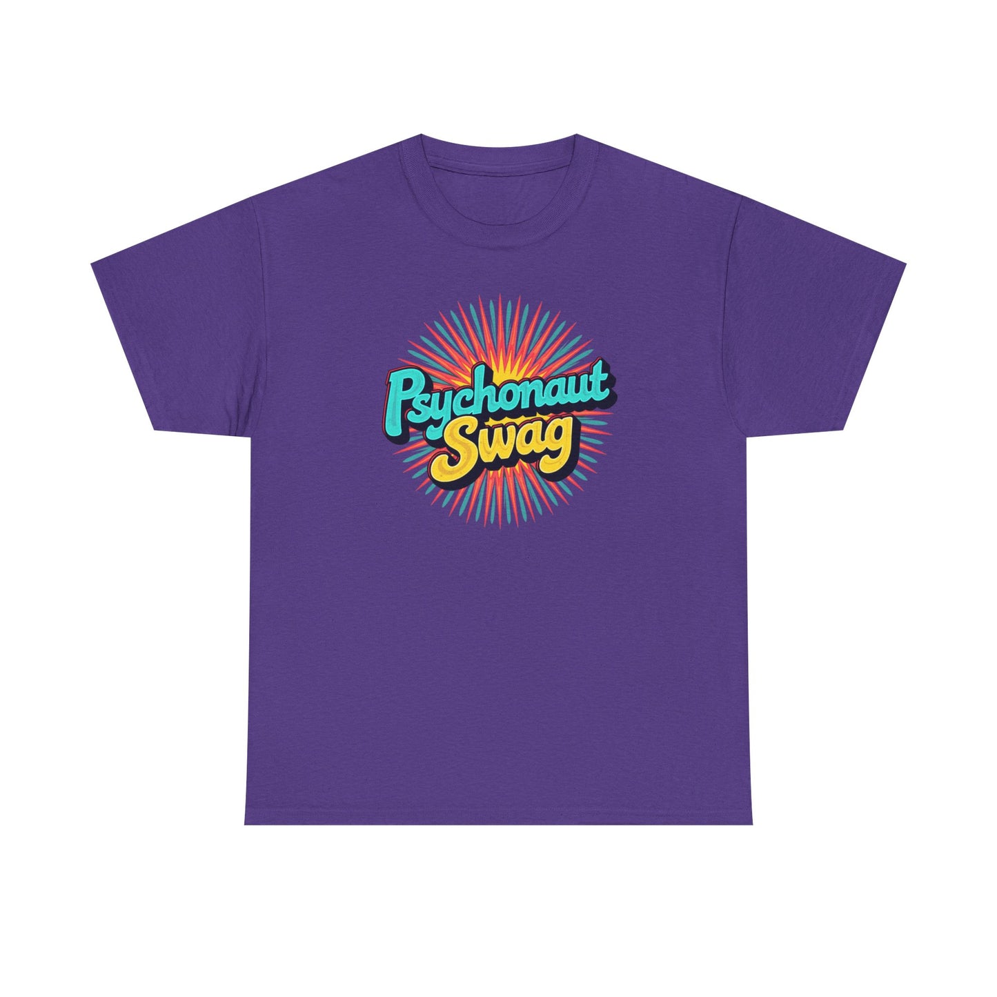 Psychonaut Swag, Atom light Tee, Psychedelic Graphic Tee, Unisex Heavy Cotton Tee, Casual Wear, Music Festival Shirt, Gift for Stoners, Vintage Style T-Shirt - Psychonaut Swag