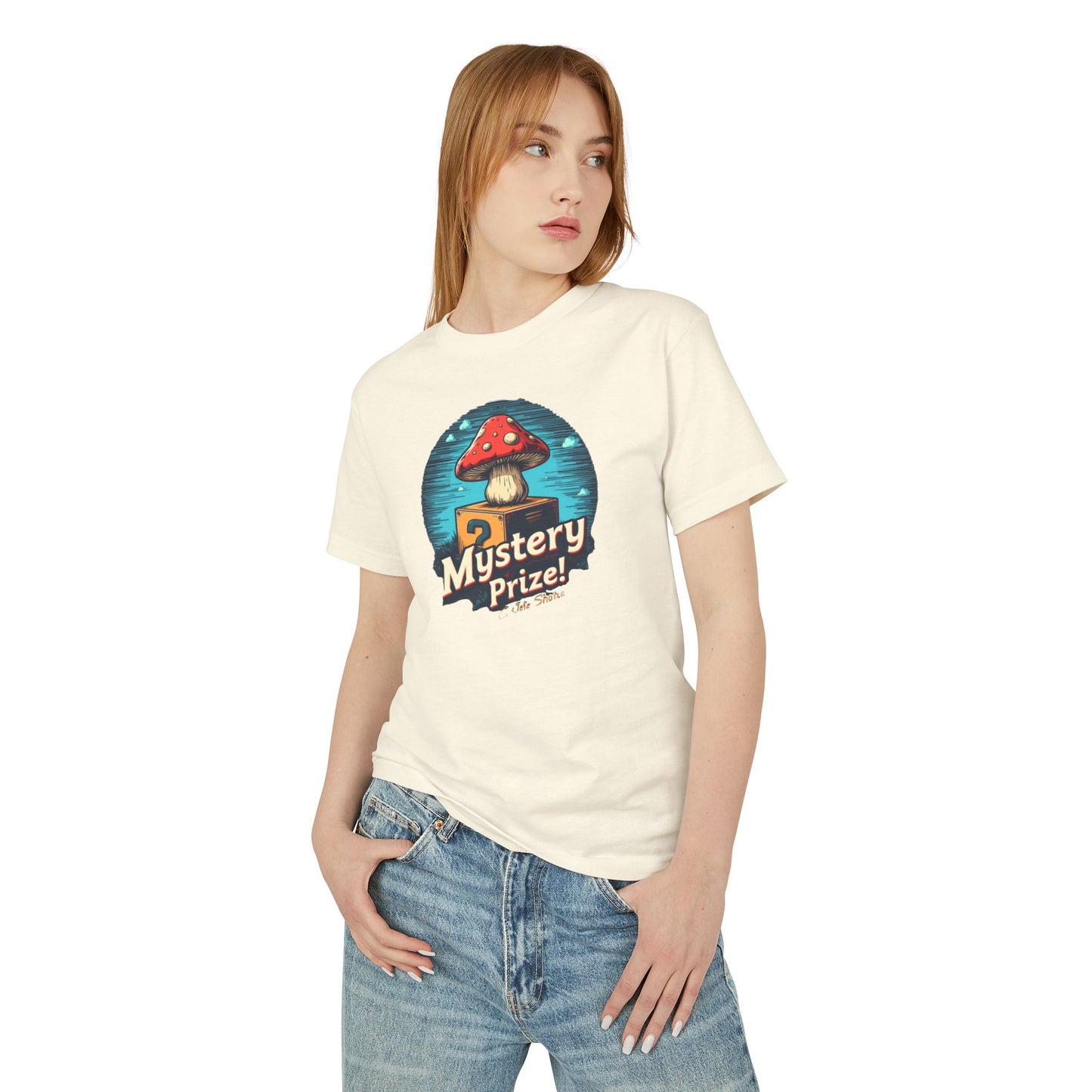 Questionable Mushroom Mystery Tee, Fun Gift for Gamers, Casual Style Shirt, Vintage Vibe Tee, Unisex Cotton Tee for Festivals - Psychonaut Swag