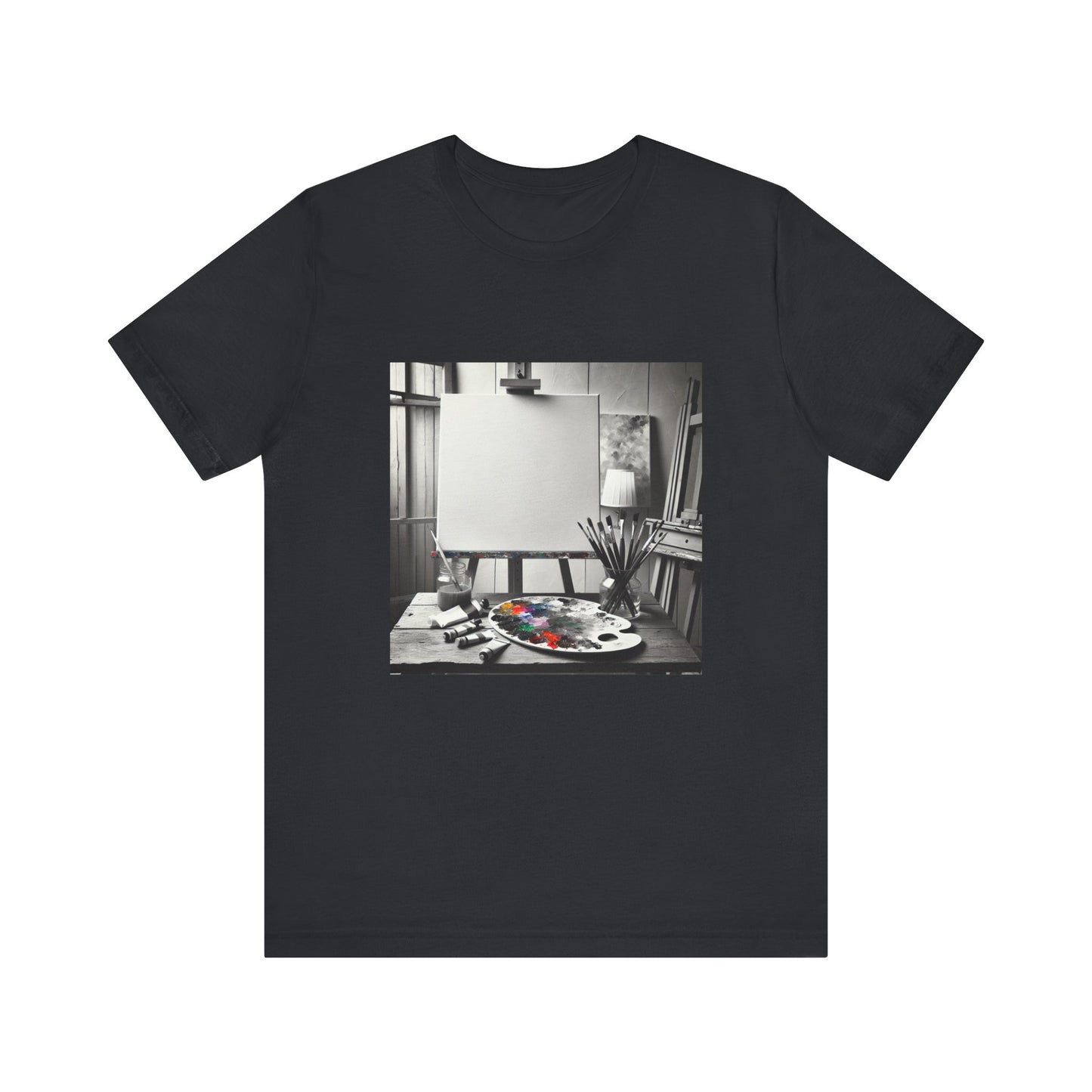 Artistic Unisex Tee - The Anticipation of a Blank Canvas - Psychonaut Swag