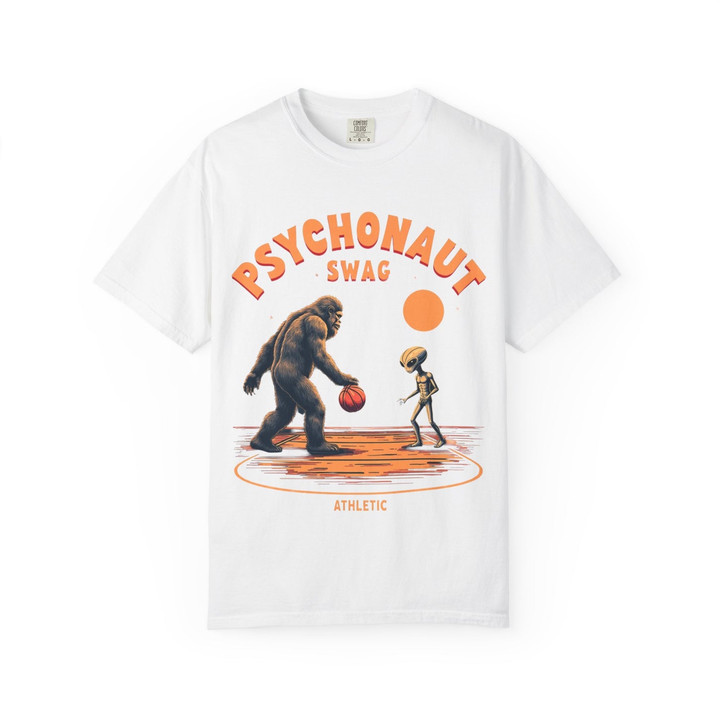 Alien vs Bigfoot, Psychonaut Swag Unisex T-Shirt, Funny Graphic Tee, Unique Gift for Gamers, Outdoor Lovers, Birthday, Casual Wear - Psychonaut Swag