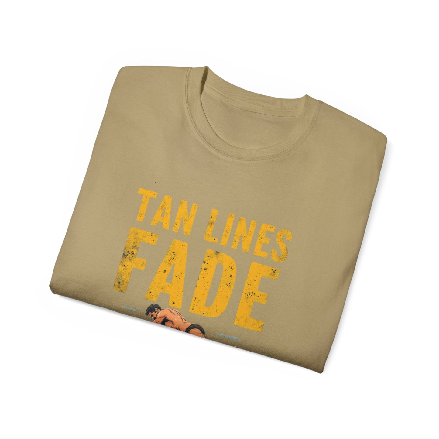Surfer Tan Lines Tee, Unisex Cotton Shirt, Vacation Apparel, Beach Day Outfit, Casual Summer Clothing - Psychonaut Swag
