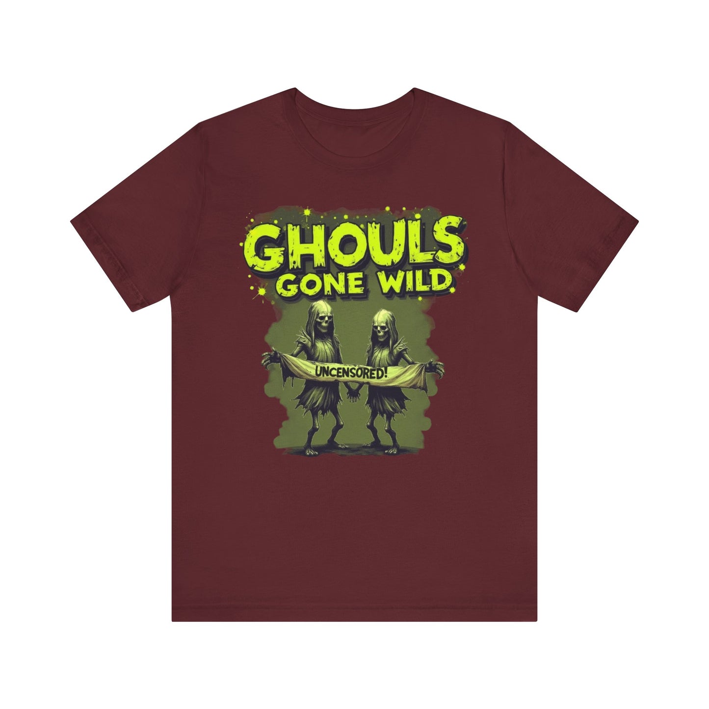 Ghouls Gone Wild Tee, Funny Halloween T-Shirt, Unisex Graphic Tee, Spooky Party Shirt, Casual Wear for Halloween