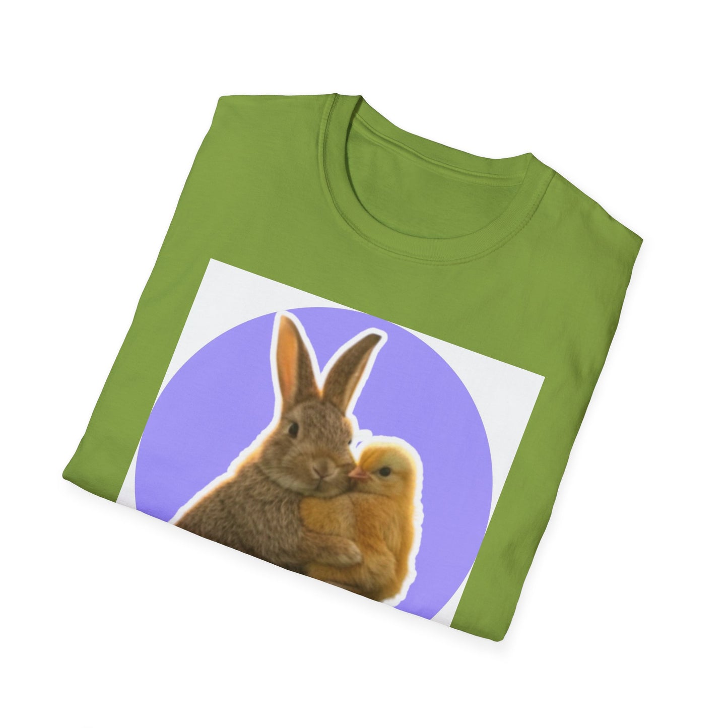 Easter Bunny and Chic, Unisex Softstyle T-Shirt