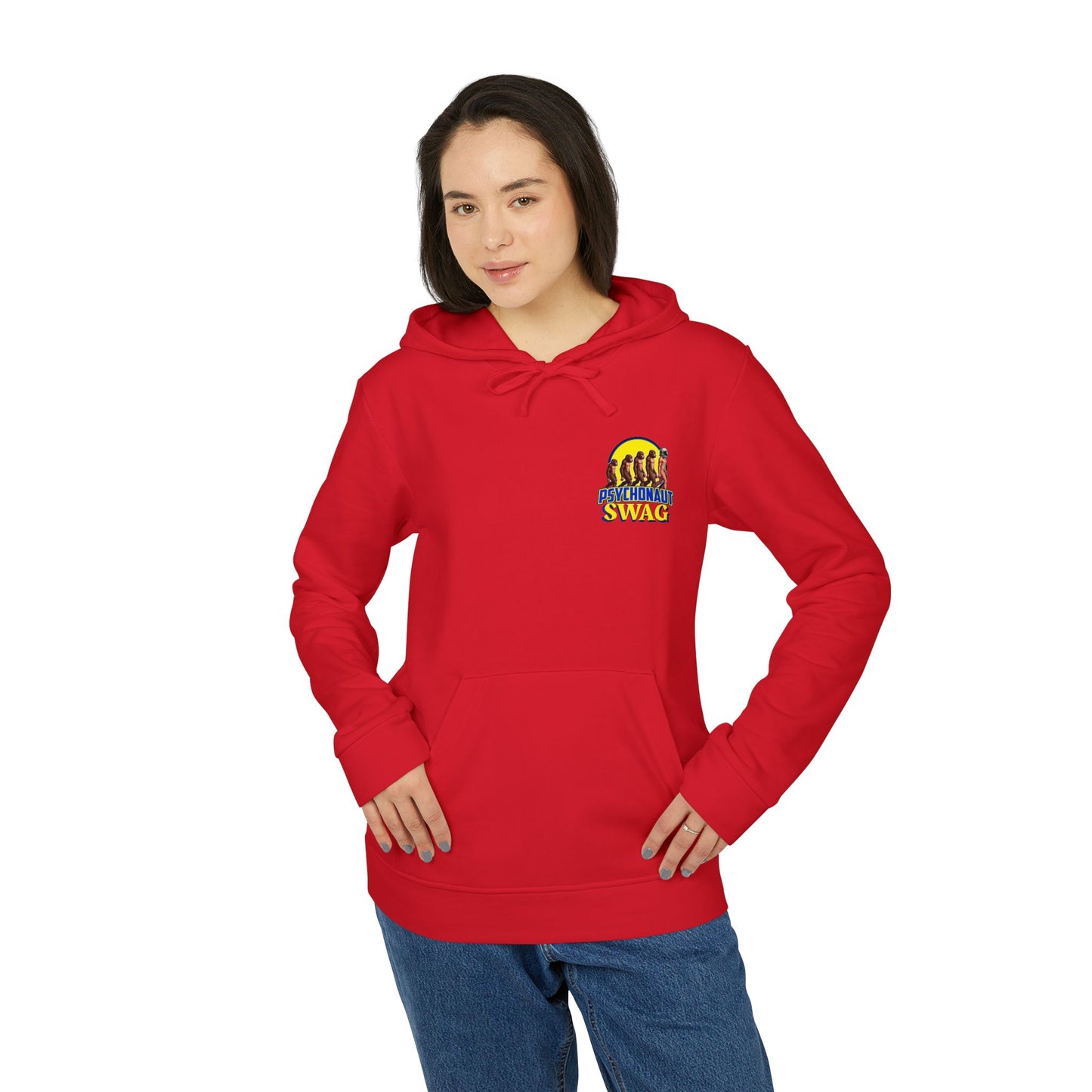 Psychonat Swag Logo, adidas Unisex Fleece Hoodie - Psychonaut Swag