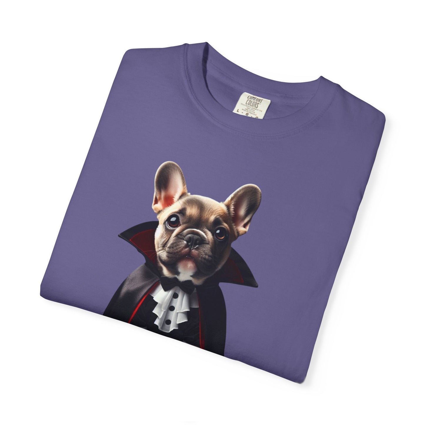 Funny French Bulldog Vampire T-Shirt, Pet Lover Gift, Halloween Costume Tee, Dog Theme Apparel, Unisex Graphic Shirt