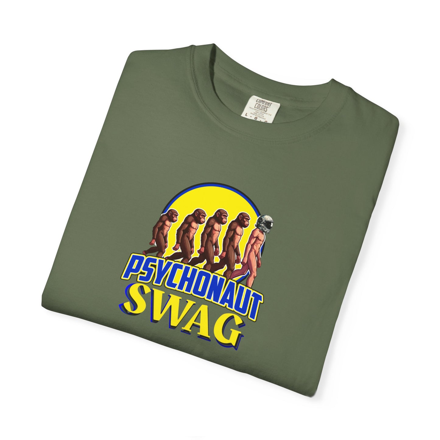Psychonaut Swag small biz,  Unisex Garment-Dyed T-Shirt | Unique Gift for Festival Lovers, Streetwear, Casual Style, Summer Wardrobe, Psychedelic Art