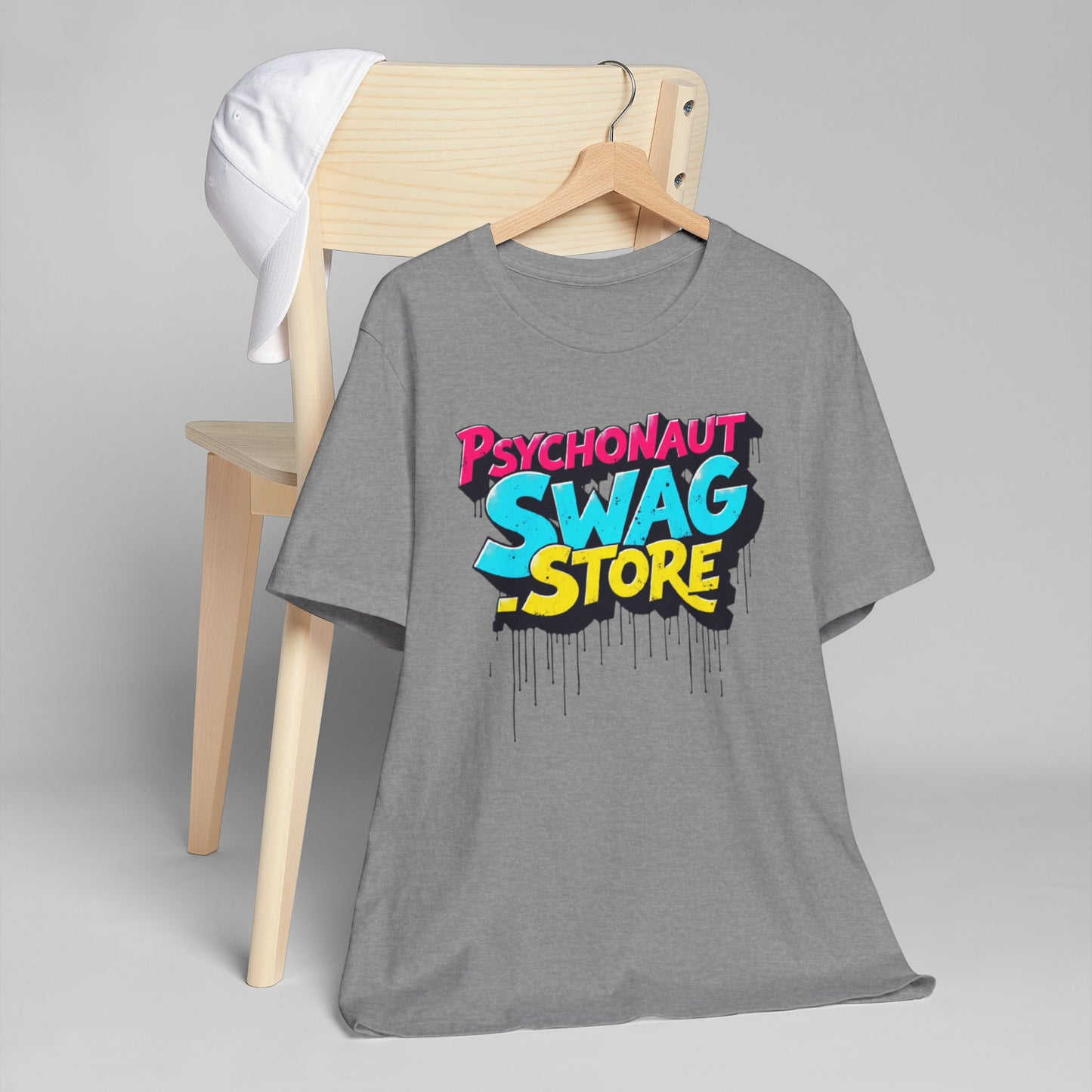 Psychonaut Swag Store Graphic Tee, Casual Streetwear, Cool Gift, Festival Fashion, Vintage Style, Unisex T-Shirt - Psychonaut Swag