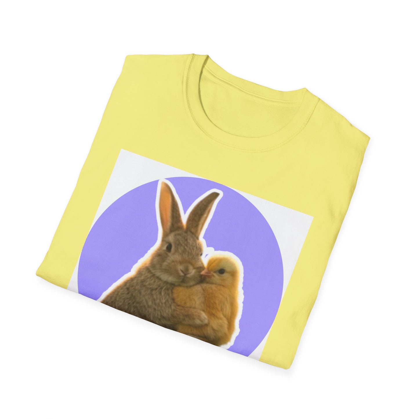 Easter Bunny and Chic, Unisex Softstyle T-Shirt