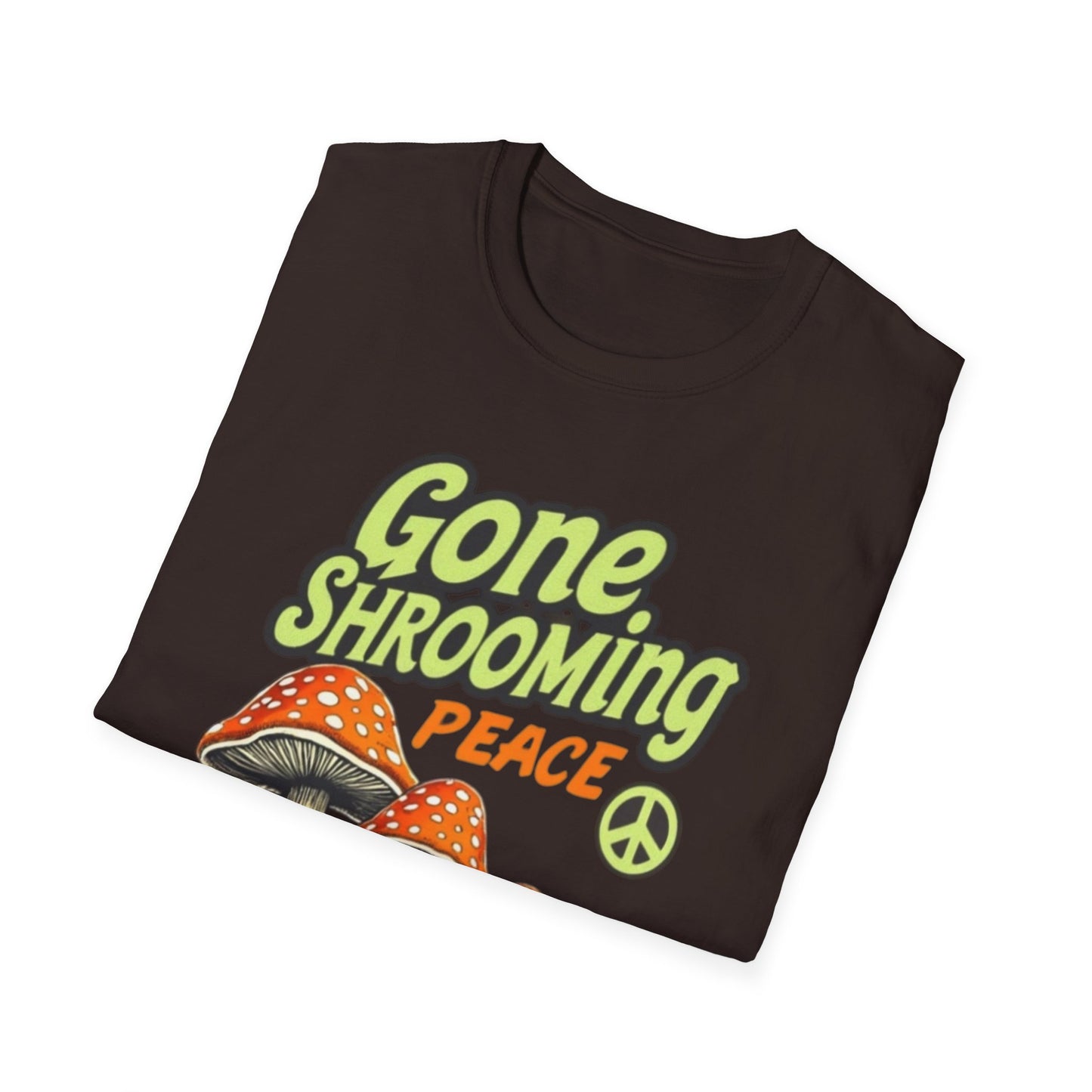 Gone Shrooming Unisex T-Shirt - Funny Mushroom Tee for Nature Lovers, Gift for Hikers, Campers, and Outdoor Enthusiasts - Psychonaut Swag