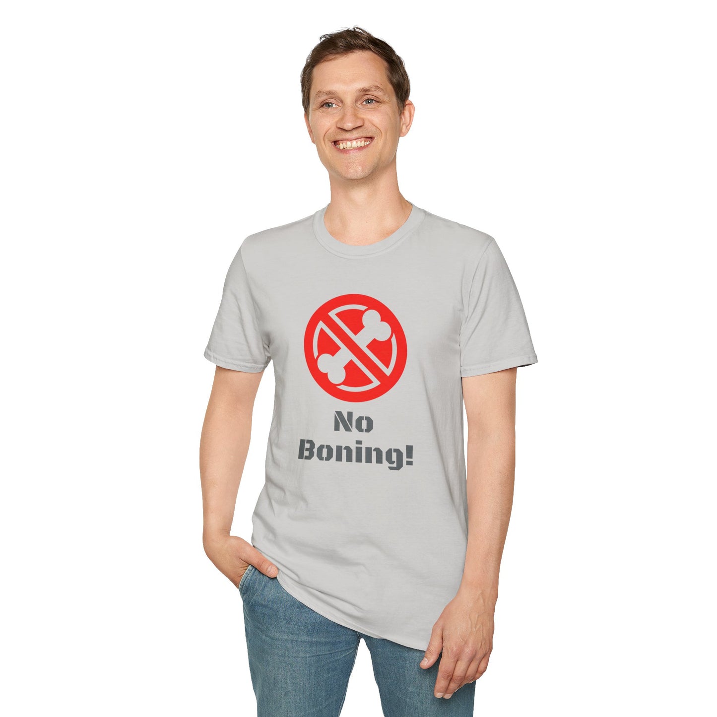 No Boning, Unisex Softstyle T-Shirt - Psychonaut Swag