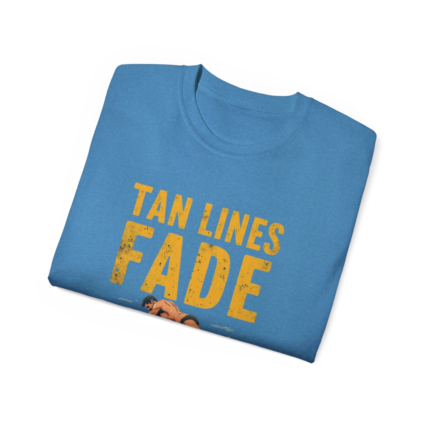 Surfer Tan Lines Tee, Unisex Cotton Shirt, Vacation Apparel, Beach Day Outfit, Casual Summer Clothing - Psychonaut Swag
