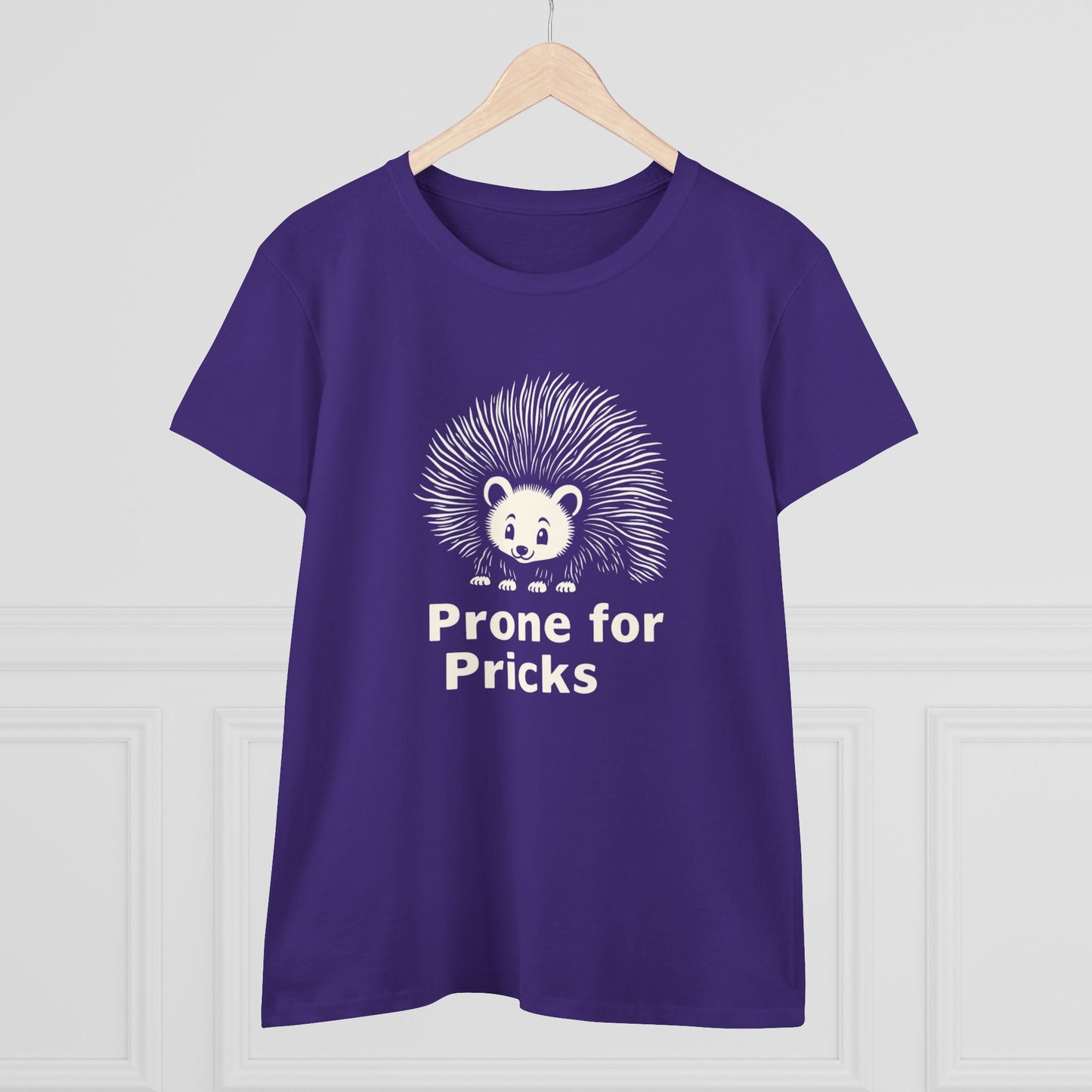 Prone for Pricks, Funny Hedgehog Tee, Quirky Animal Shirt, Cute Graphic Tee, Gift for Animal Lovers, Casual Wear, Summer Top
