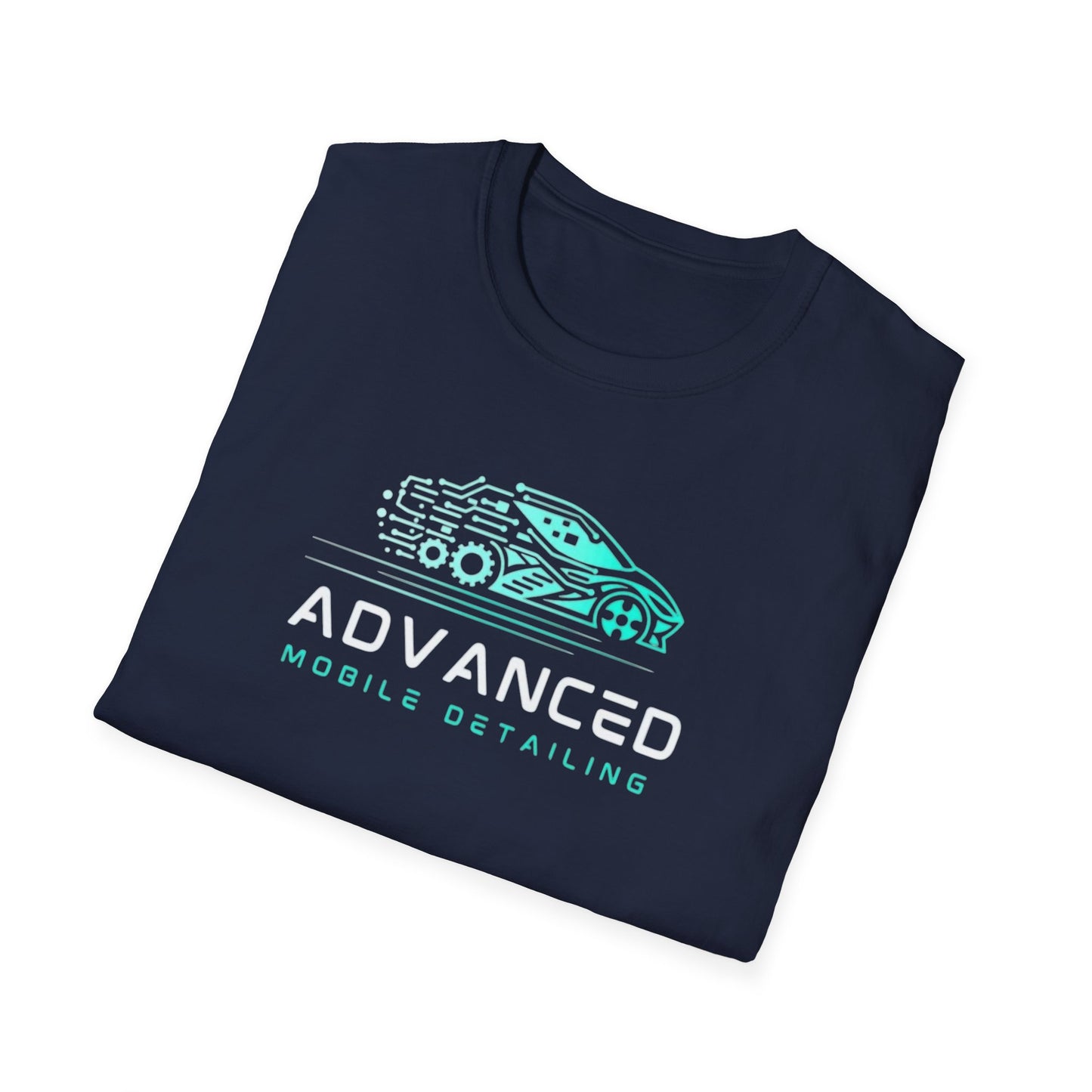 Advanced Mobile, classic tee, Unisex Softstyle T-Shirt - Perfect for Auto Lovers, Gifts, Mobile Detailing, Casual Wear, and Car Shows