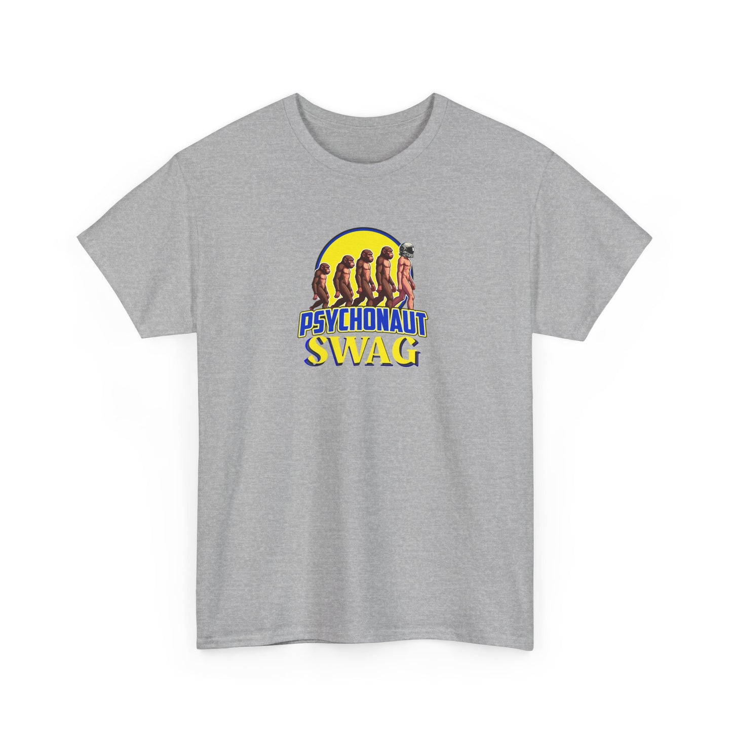 Psychonaut Basic tee, (Small Biz),  Unisex Heavy Cotton Tee, Psychedelic T-Shirt, Gifts for Festival Lovers, Unisex Graphic Tee, Casual Wear, Summer Vibes