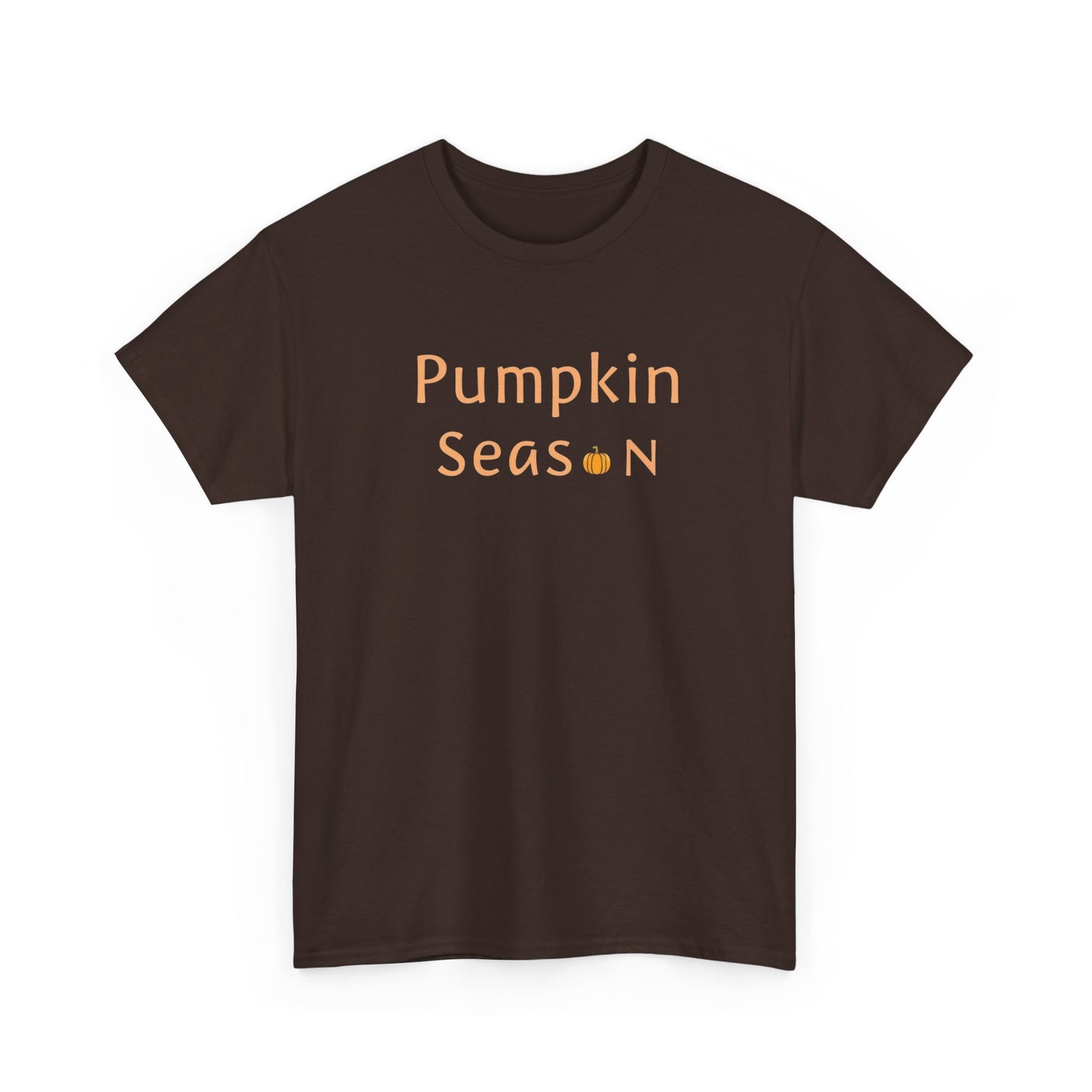 Pumpkin Season Unisex Heavy Cotton Tee, Fall Apparel, Halloween Shirt, Thanksgiving Tee, Cozy Autumn Fashion, Seasonal Wear
