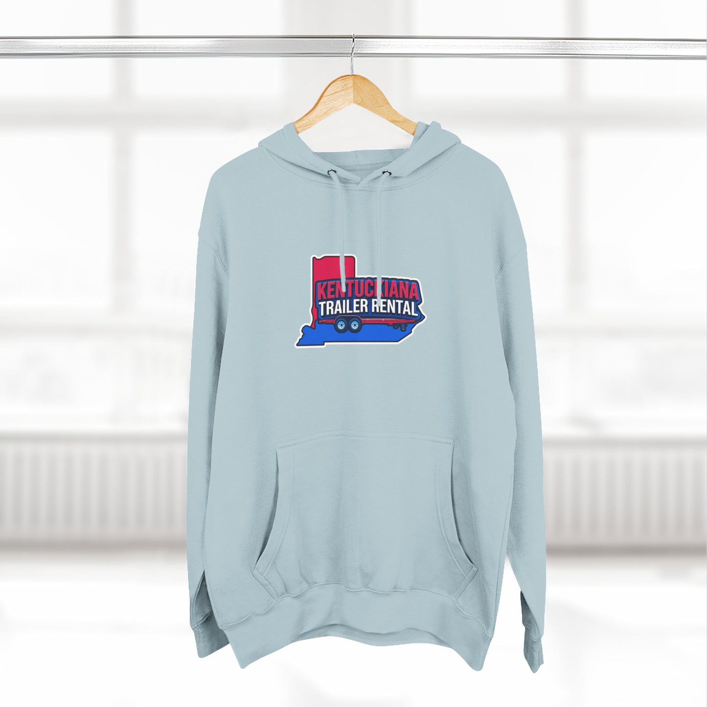 Kentuckiana Trailer Rental Hoodie | Cozy Casual Wear, Perfect for Road Trips, Gift for Outdoor Enthusiasts, Iconic Travel Style