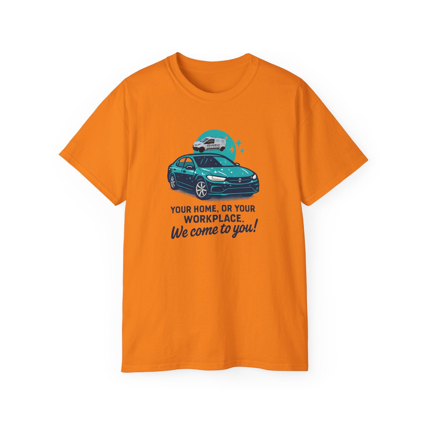 Advanced Car Service Humor Tee, Funny T-Shirt for Mechanics, Auto Enthusiasts, Gift for Dad, Car Lover Apparel, Perfect for Birthdays
