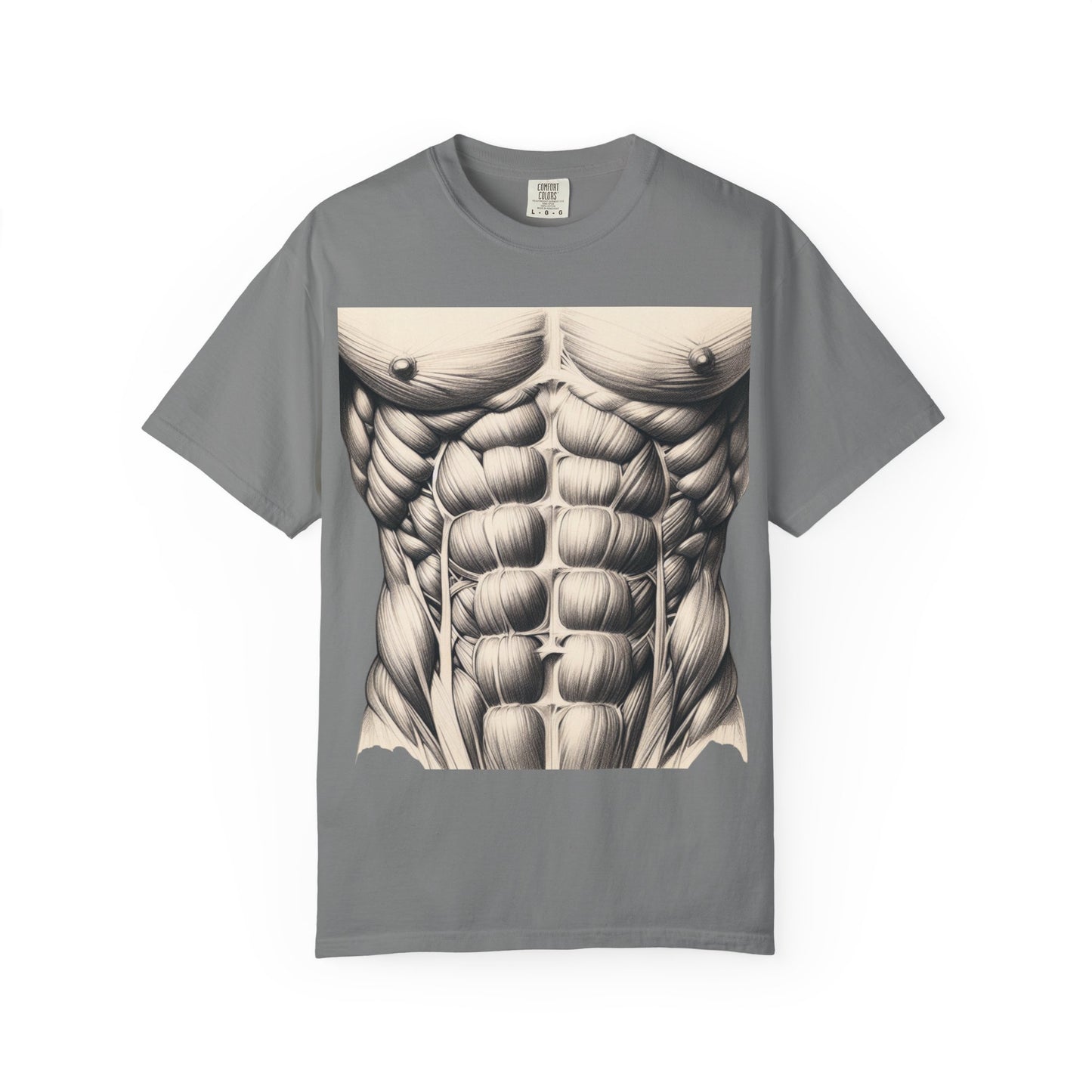 Built different, 12-pack abs, Unisex Garment-Dyed T-shirt - Psychonaut Swag