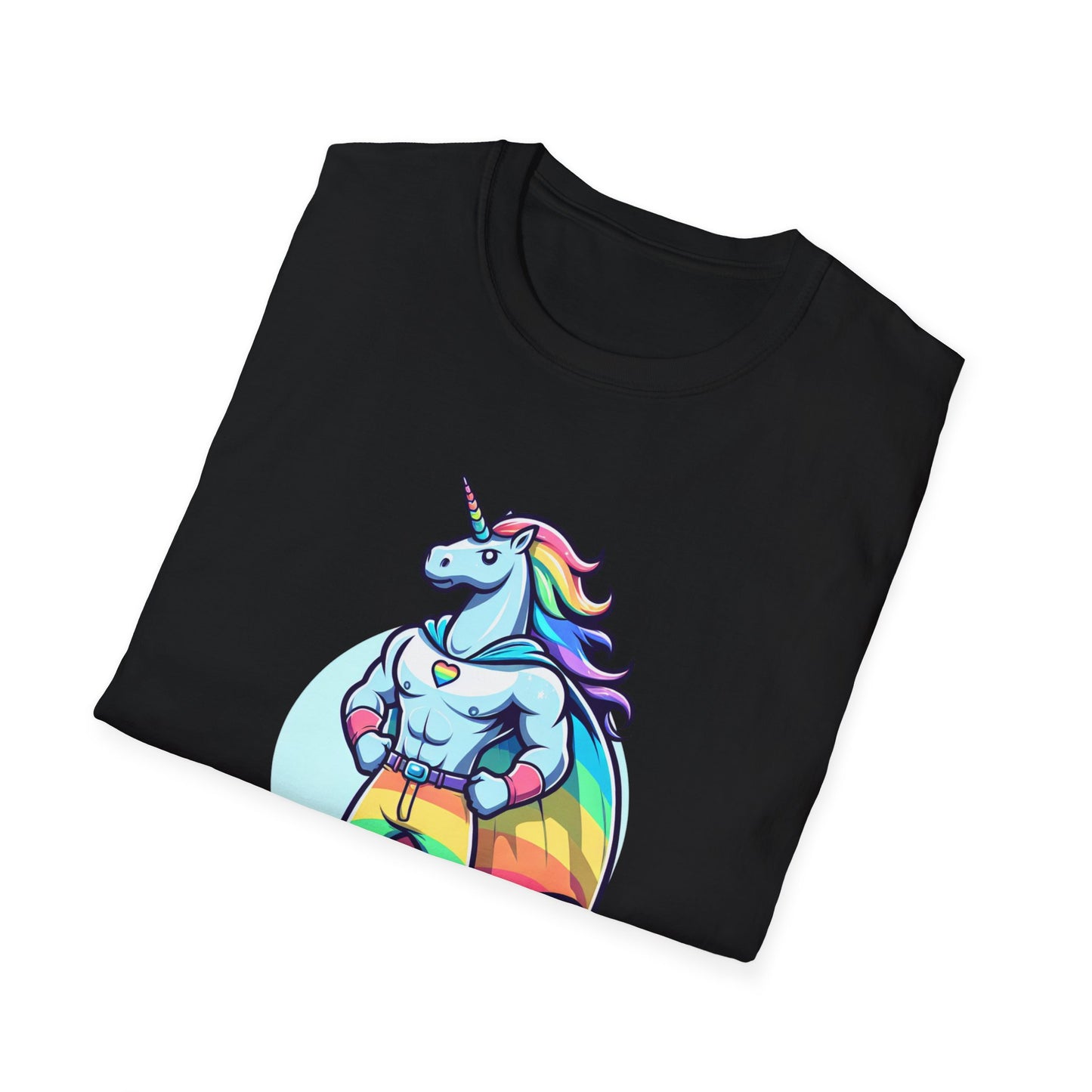 Dad Unicorn Superhero T-Shirt - Psychonaut Swag