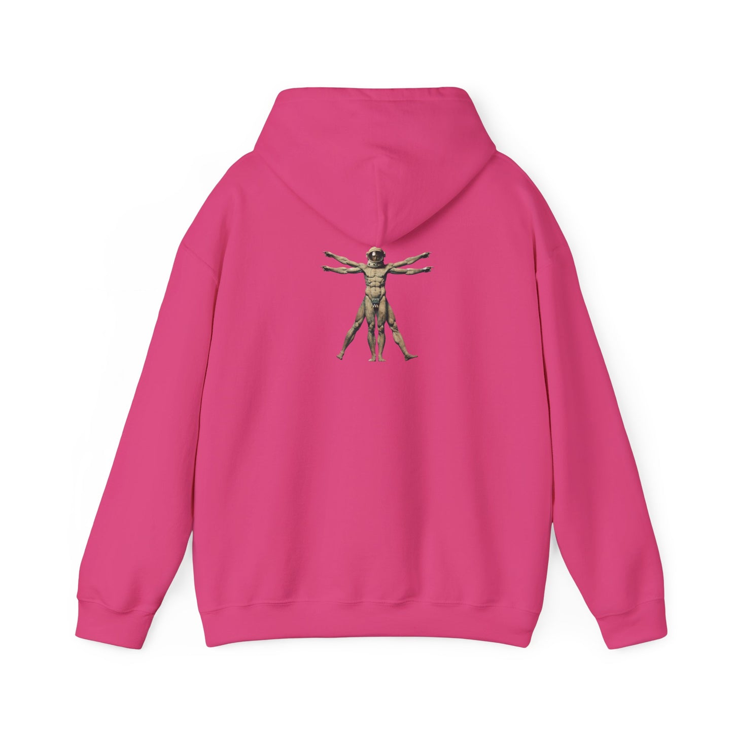 Psychonaut Staple, Vitruvian Hoody,Unisex Heavy Blend™ Hooded Sweatshirt - Psychonaut Swag