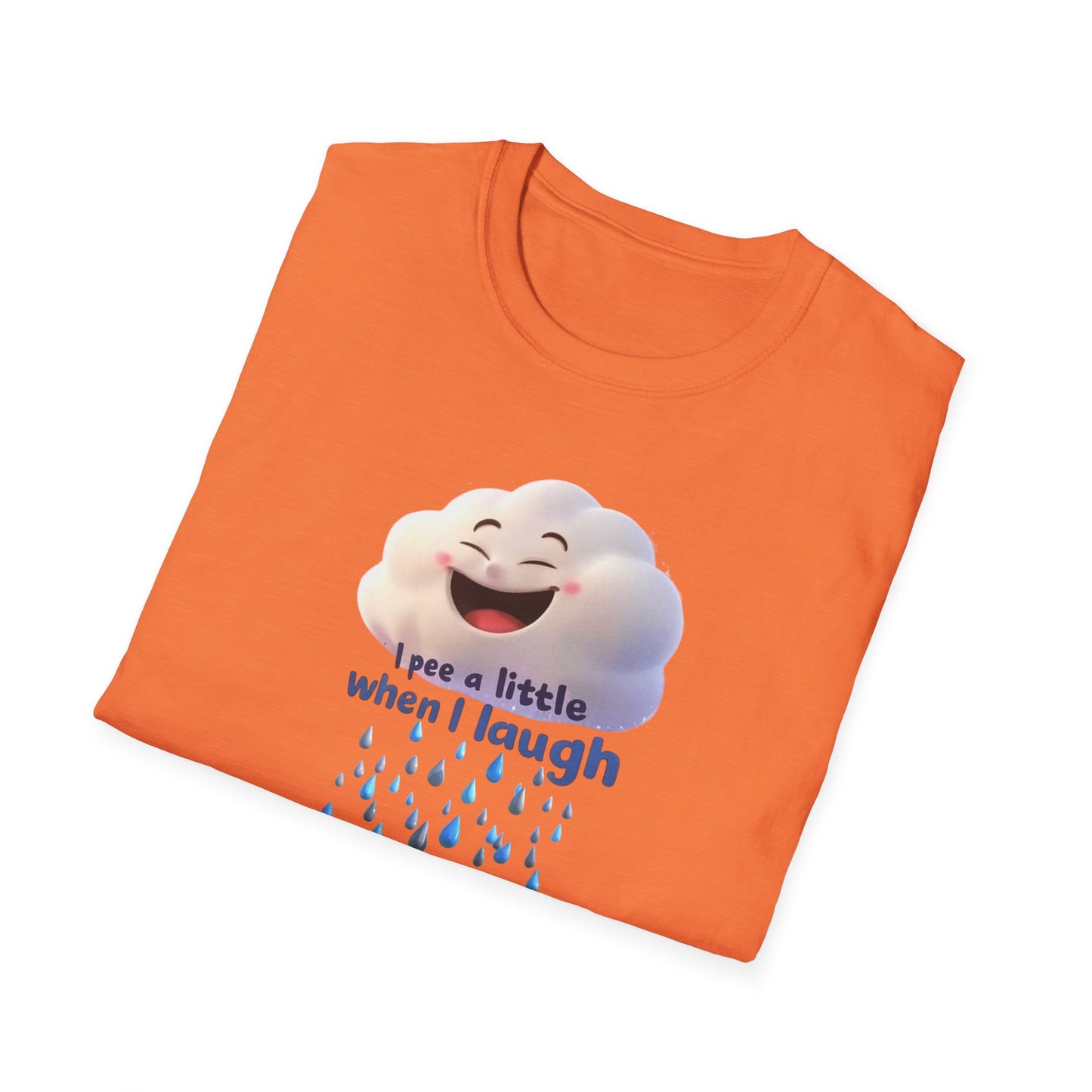 Cloud Laughing Causes Rains, Unisex Softstyle T-Shirt