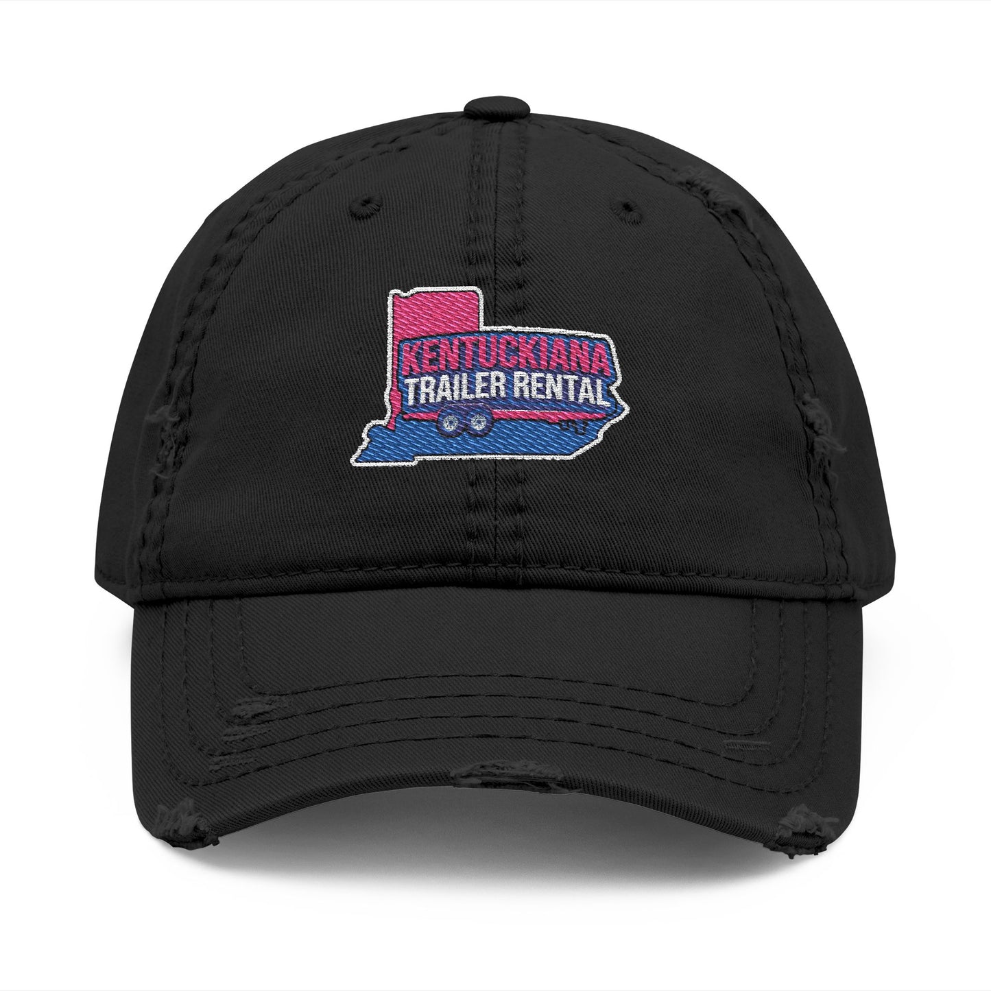 Kentuckiana Distressed Embroidered Dad Hat, Casual Hat for Adventure Lovers, Gift for Father's Day, Summer Style Cap, Vintage Dad Hat