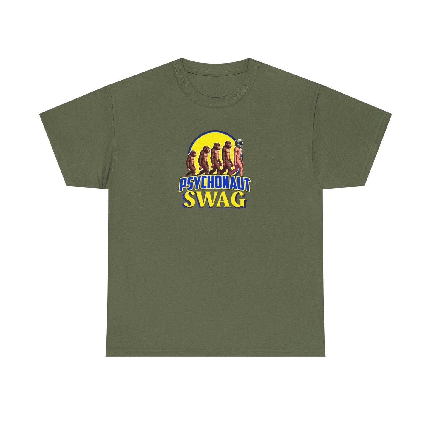 Psychonaut swag small biz, Heavy Cotton Tee, Cool Graphic T-Shirt, Streetwear Top, Gift for Psychonauts, Fun Casual Wear