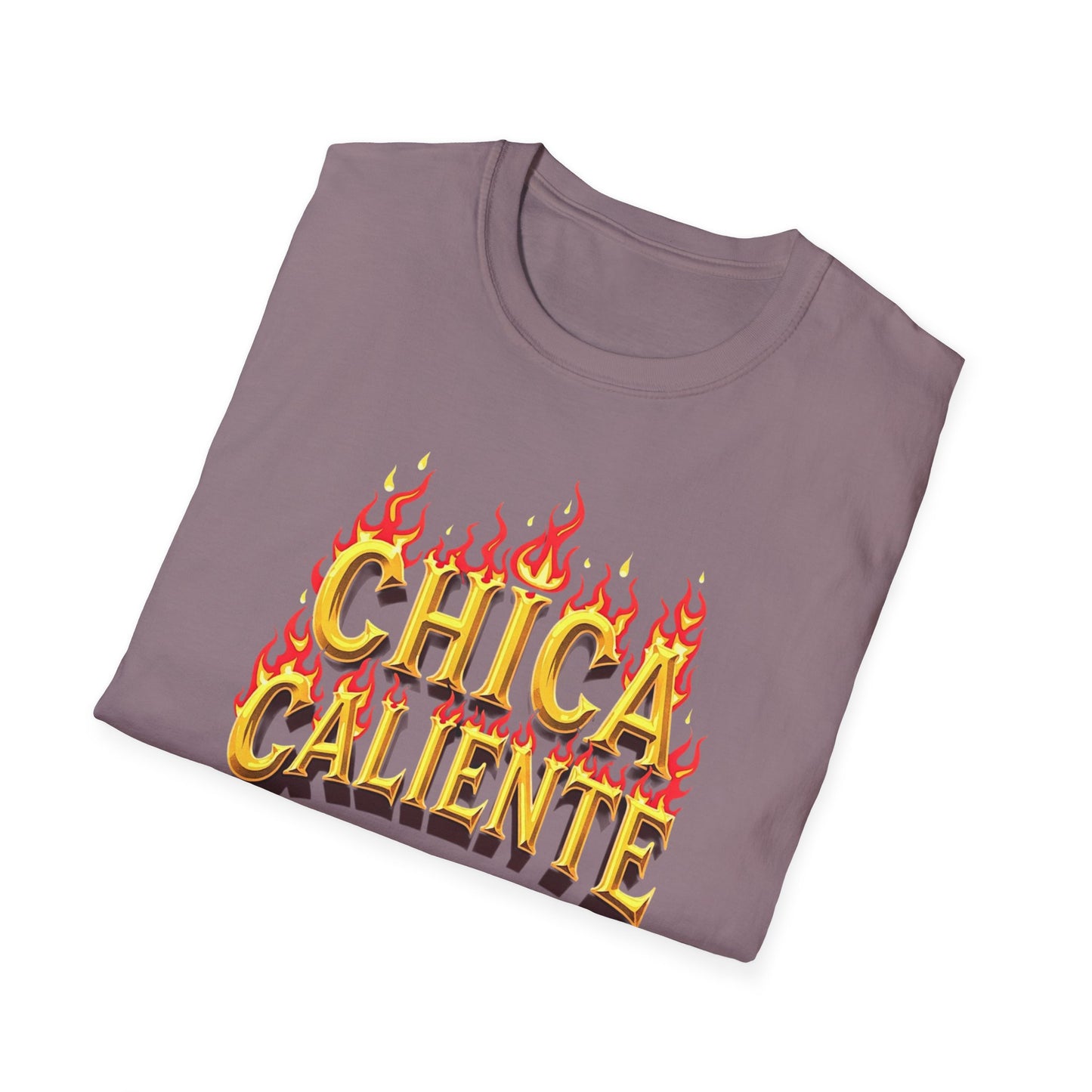 Hot Chick, Flame T-Shirt, Trendy Graphic Tee, Chica Caliente Shirt, Gift for Her, Summer Fashion, Casual Style - Psychonaut Swag