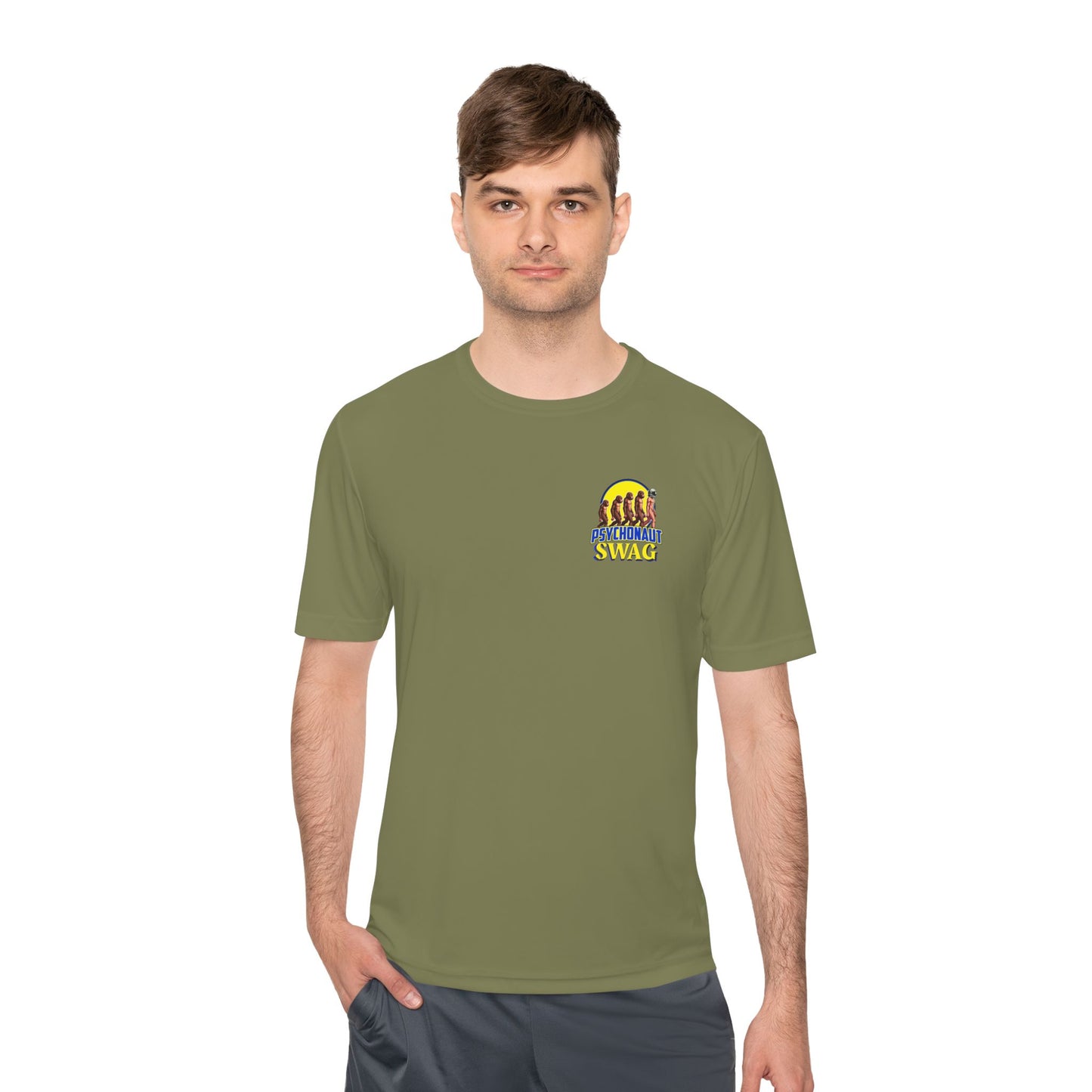 Psychonaut Swag, Small Biz, Unisex Moisture Wicking Tee, Workout Shirt, Gift for Car Enthusiasts, Casual Wear, Summer Activewear