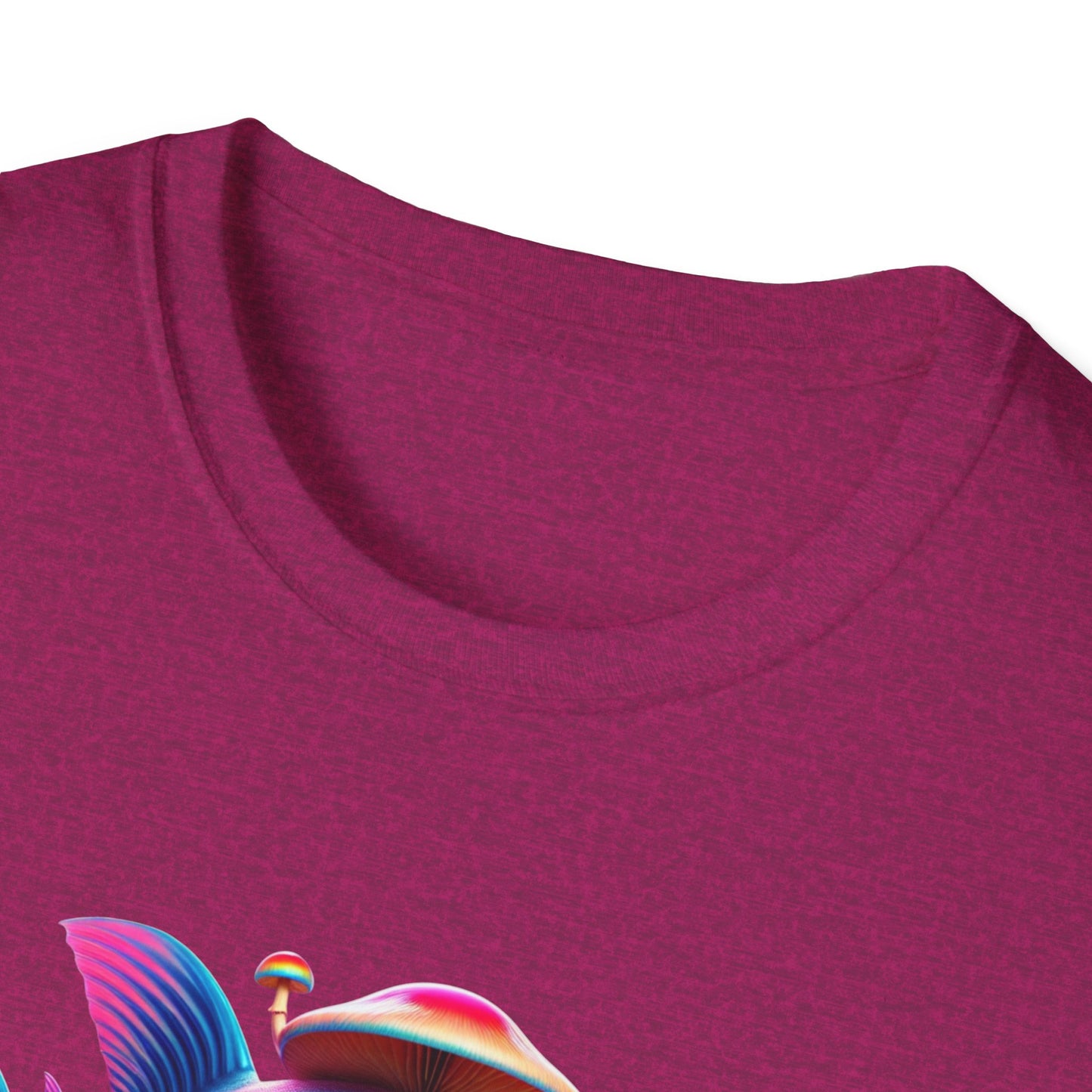 Piranha with Shrooms, Unisex Softstyle T-Shirt - Psychonaut Swag