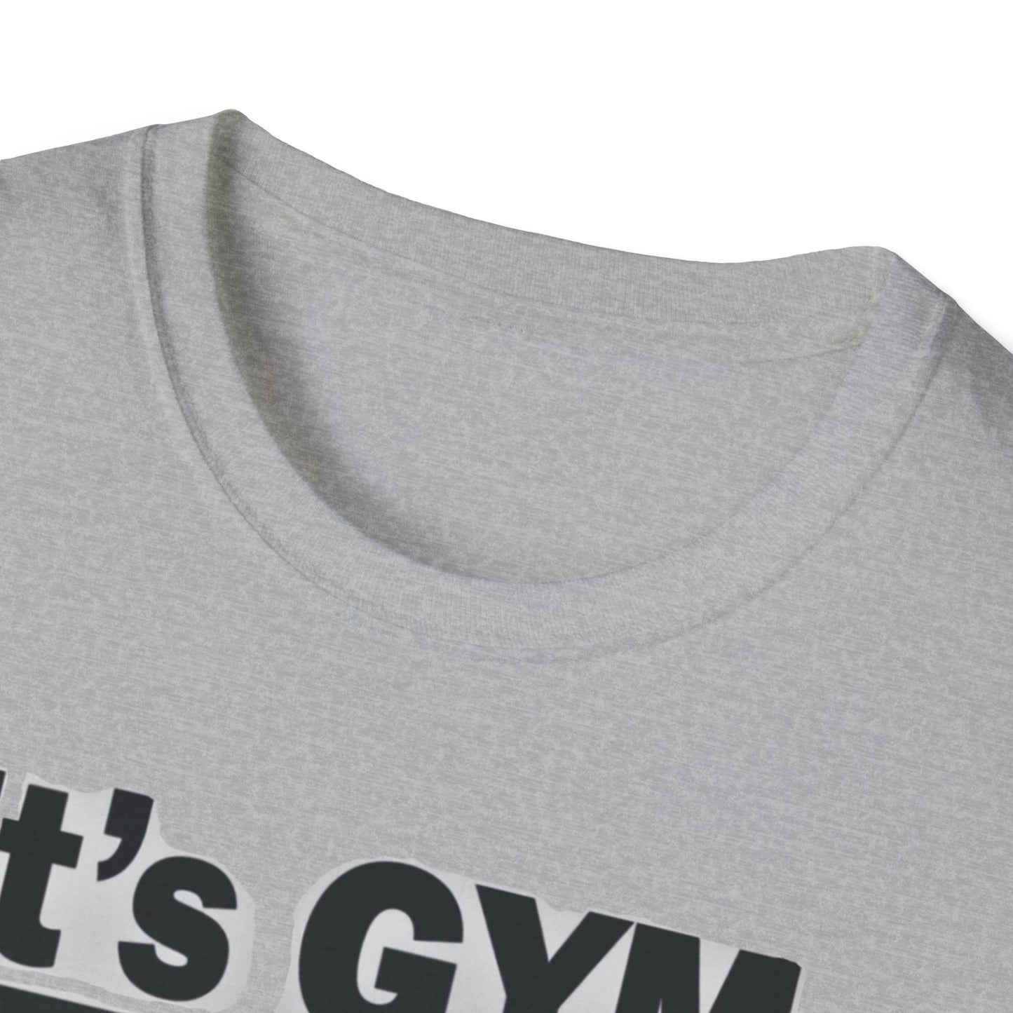 It's Gym Time T-Shirt, Motivational Workout Shirt, Fitness Apparel, Gift for Gym Lovers, Casual Sport Tee - Psychonaut Swag