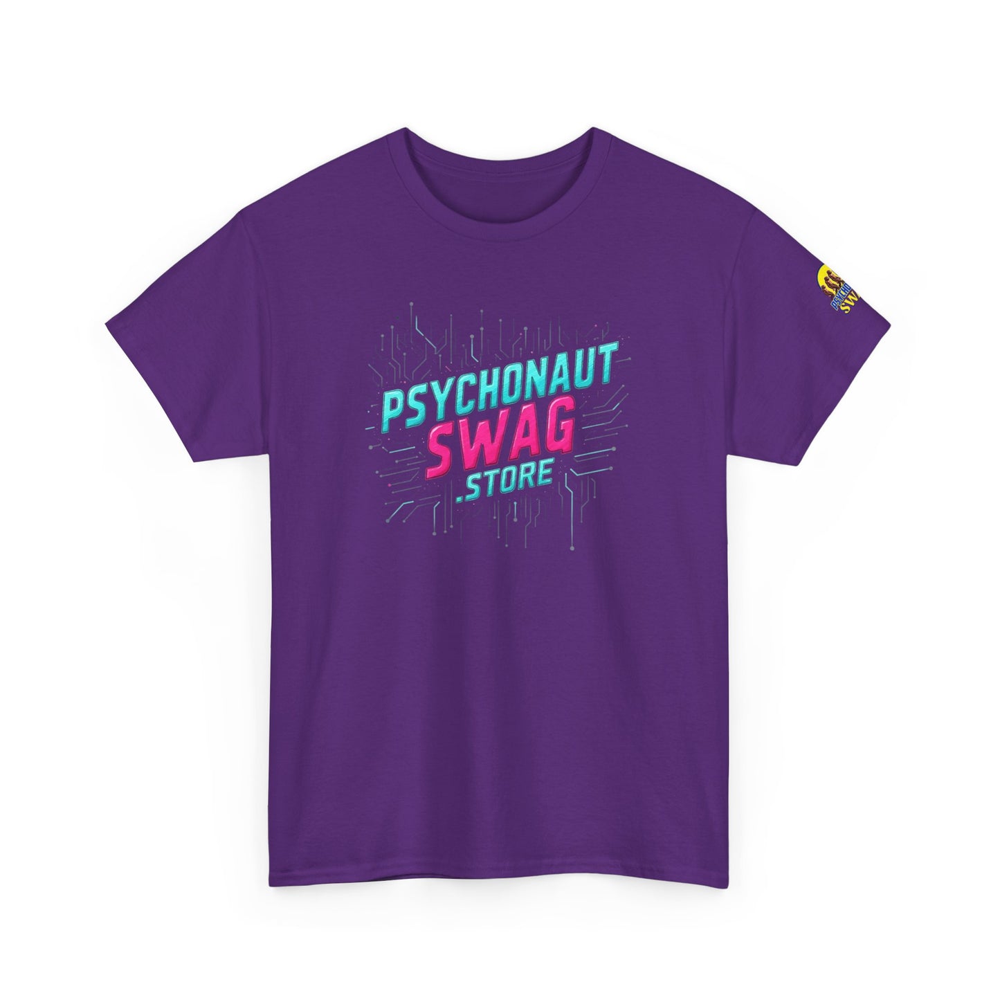 Psychonaut Swag, Human Billboard, Unisex Heavy Cotton Tee