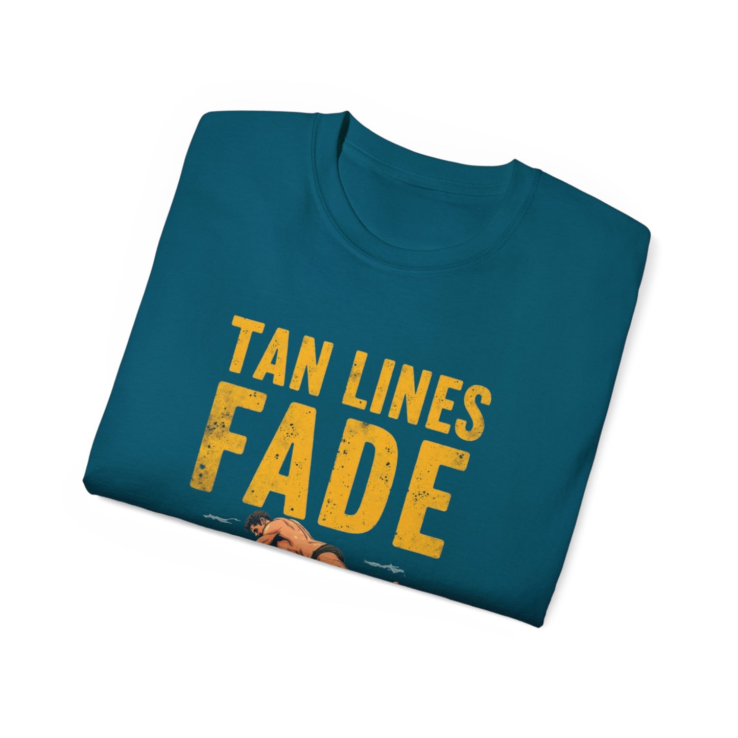 Surfer Tan Lines Tee, Unisex Cotton Shirt, Vacation Apparel, Beach Day Outfit, Casual Summer Clothing - Psychonaut Swag