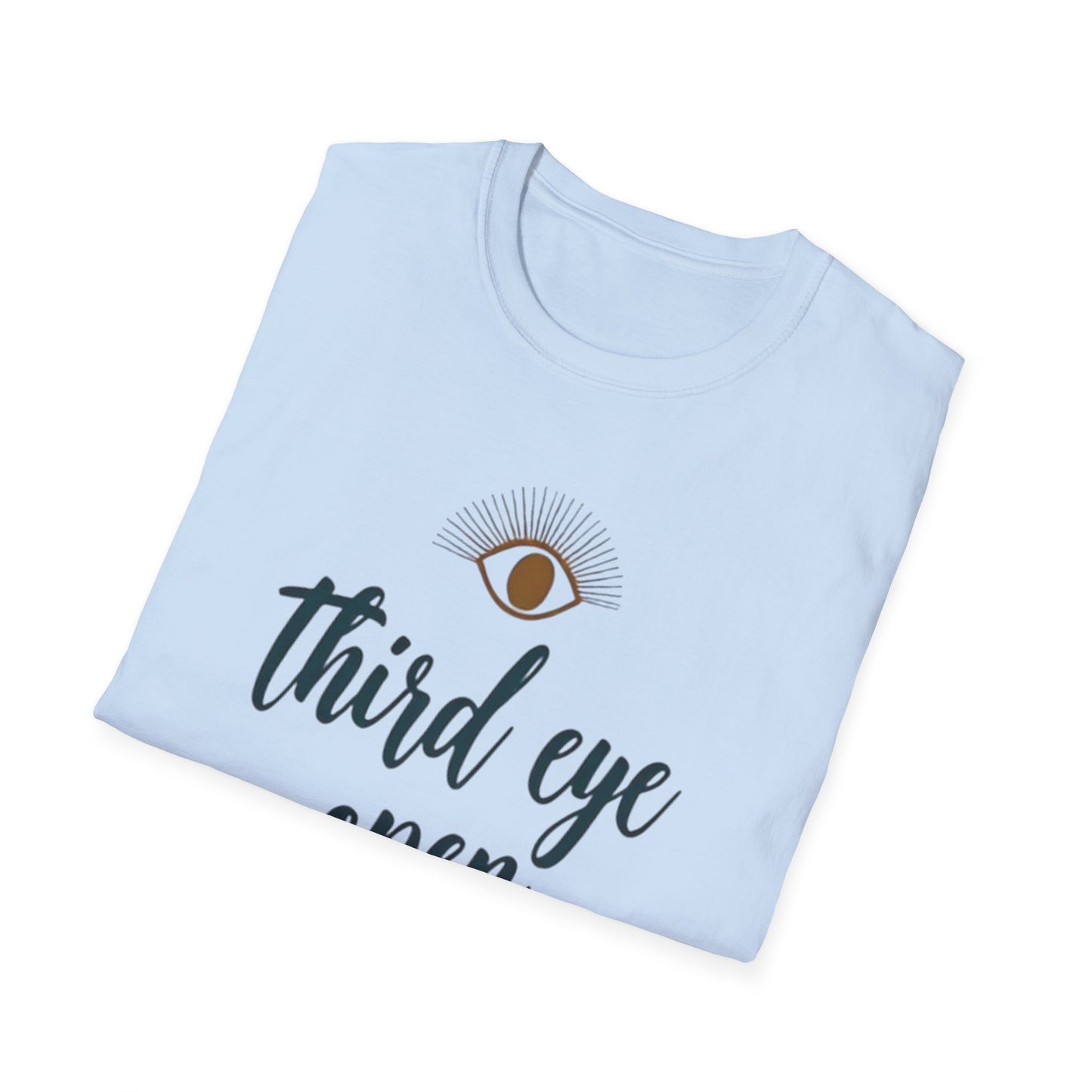 Third Eye insight, Open Unisex Softstyle T-Shirt, Spiritual Gift, Graphic Tee, Meditation Apparel, Casual Wear, Yoga Clothing, Unique T-Shirt - Psychonaut Swag