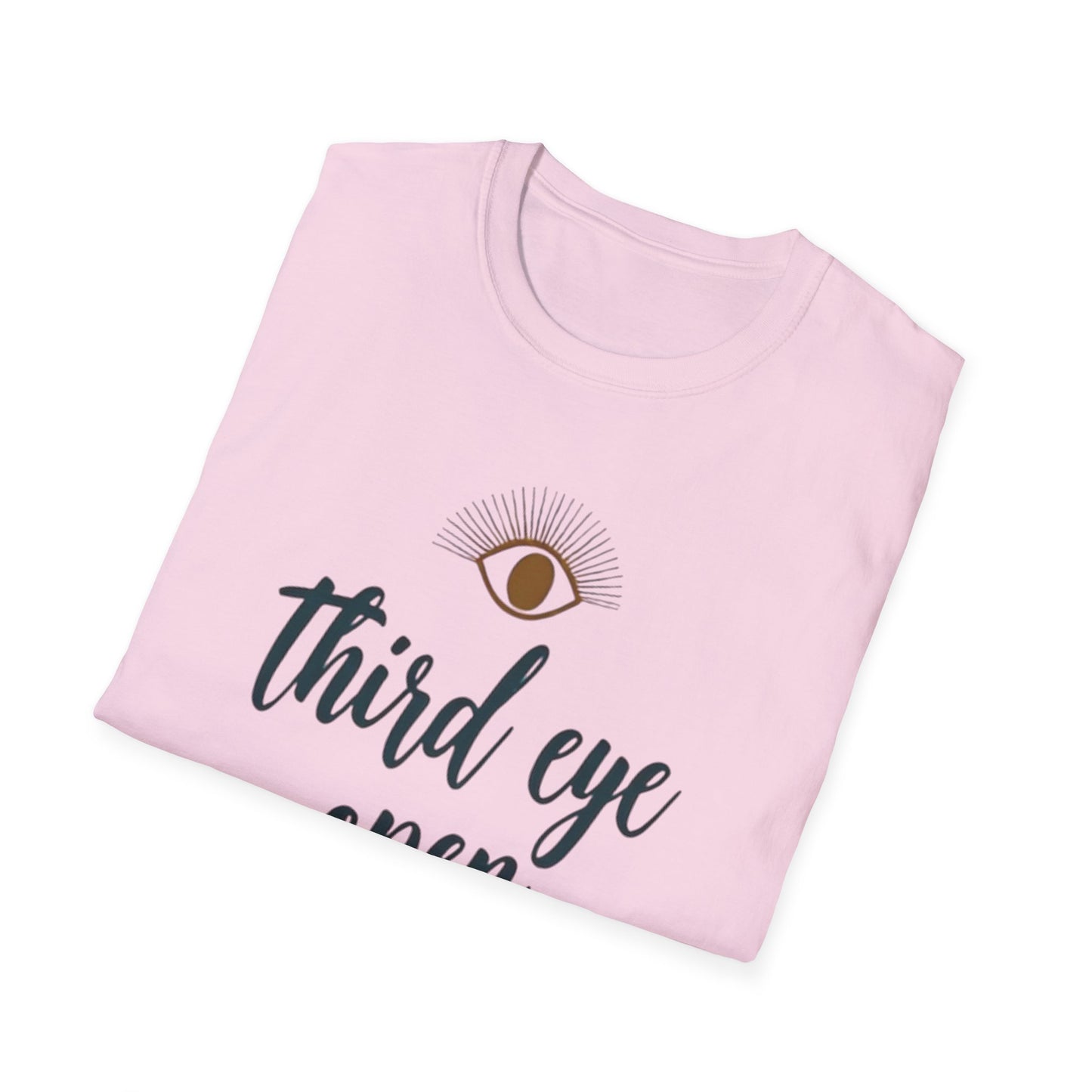 Third Eye insight, Open Unisex Softstyle T-Shirt, Spiritual Gift, Graphic Tee, Meditation Apparel, Casual Wear, Yoga Clothing, Unique T-Shirt - Psychonaut Swag