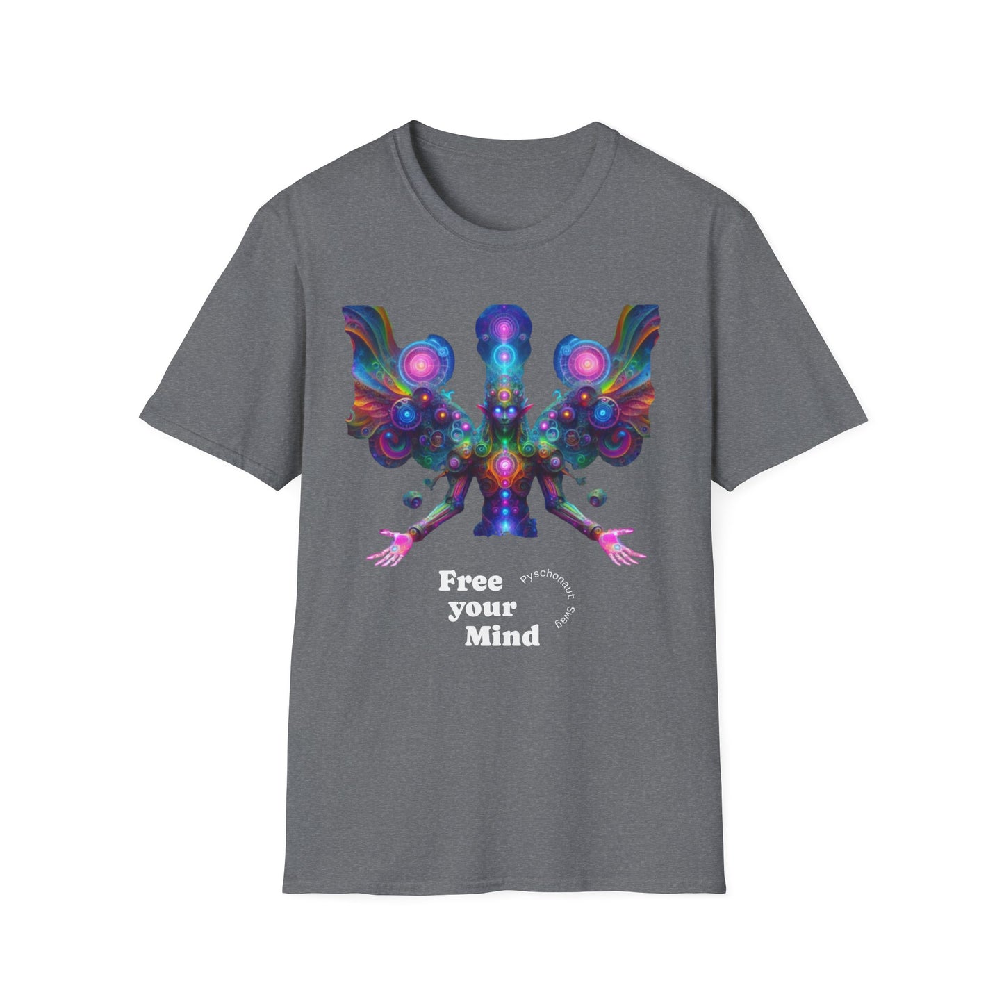 Mechanical Elf, Psychonaut Swag, Unisex Softstyle T-Shirt - Psychonaut Swag