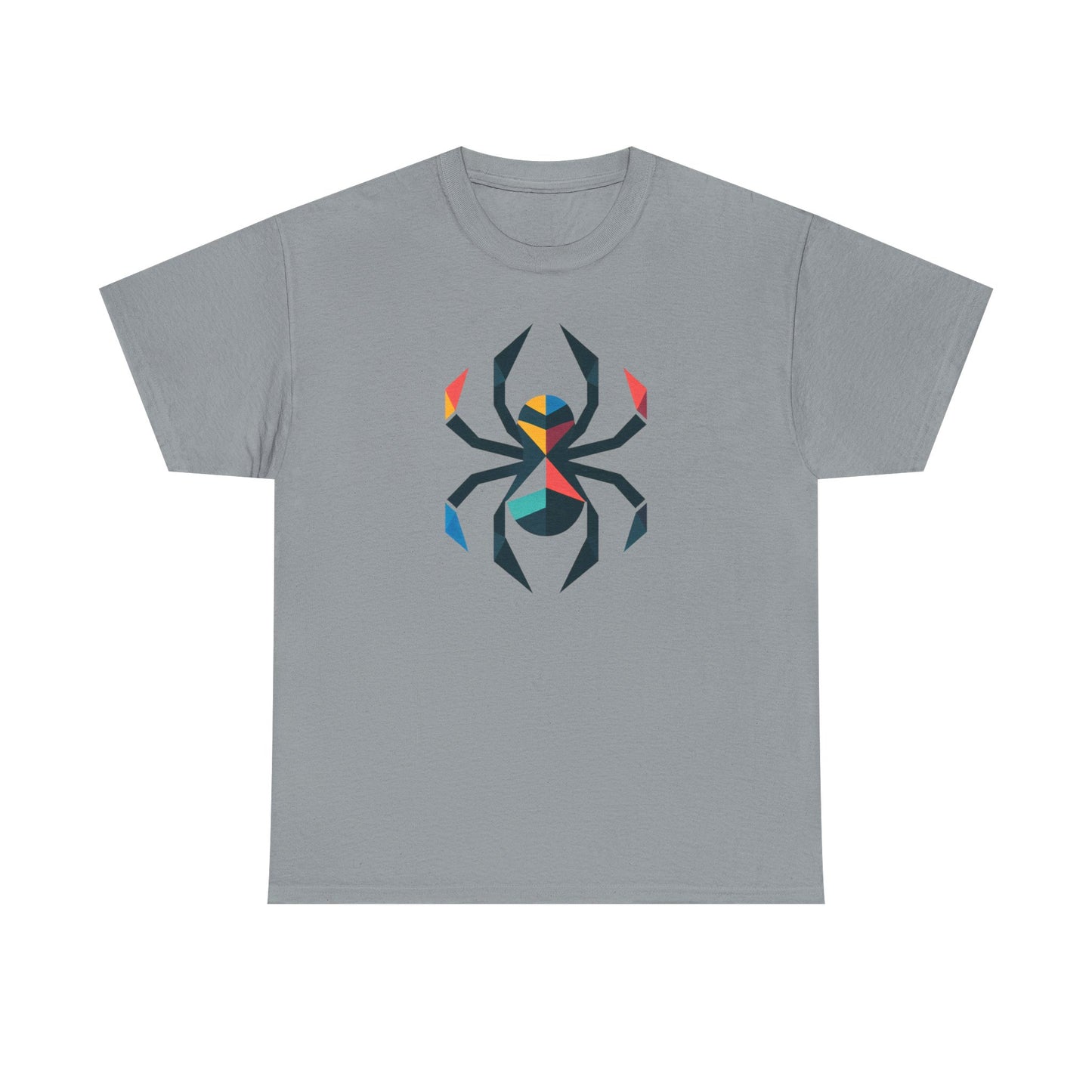 Colorful Spider, Graphic Unisex Heavy Cotton Tee - Psychonaut Swag
