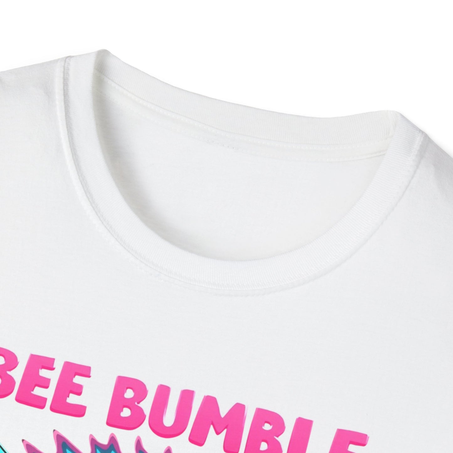 Bee Bumble T-Shirt, Retro Graphic Tee, Softstyle Unisex Shirt, Summer Fashion, Gift for Beekeepers, Eco-Friendly Tee - Psychonaut Swag