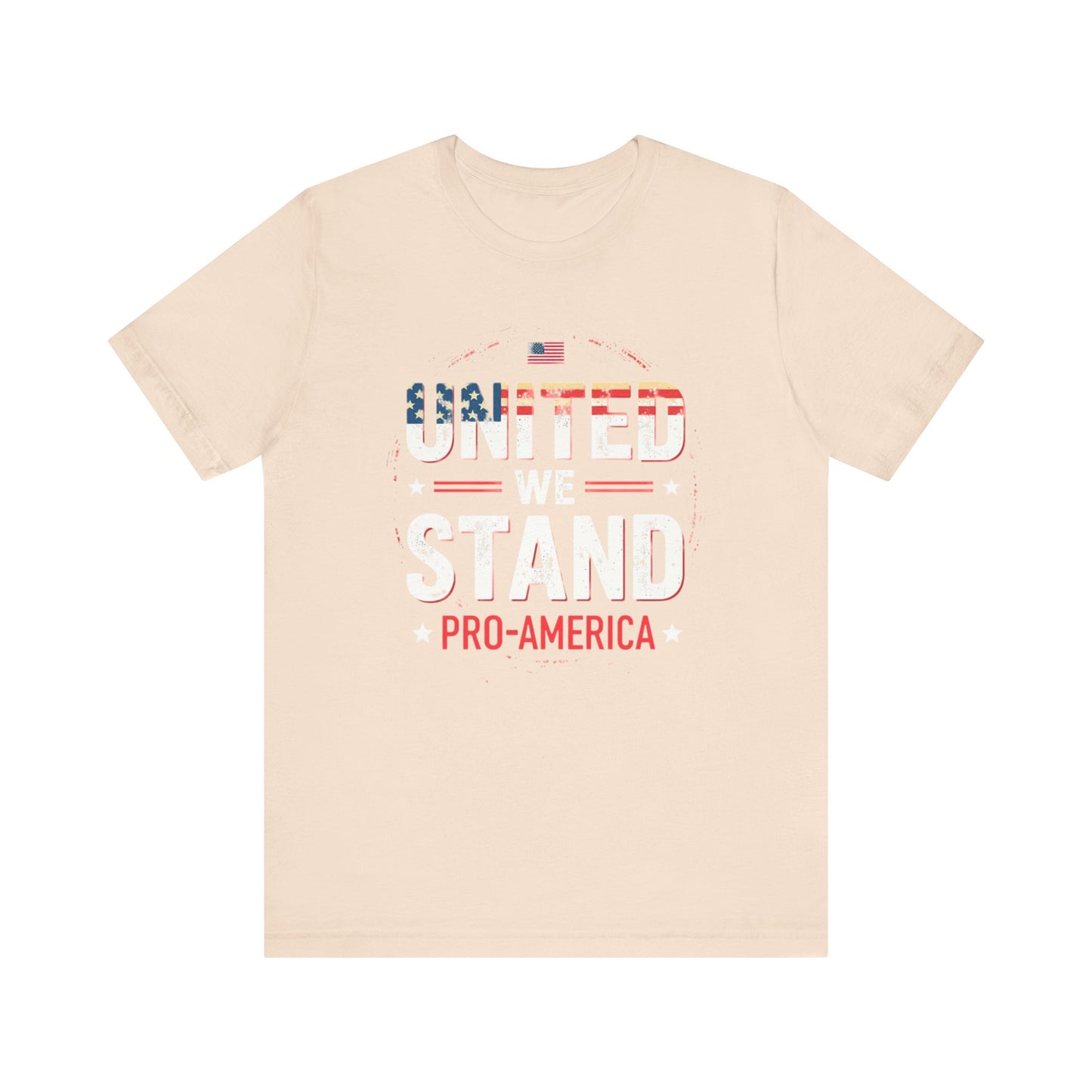 United We Stand Pro-America Unisex Tee - Casual Patriotic Shirt - Psychonaut Swag