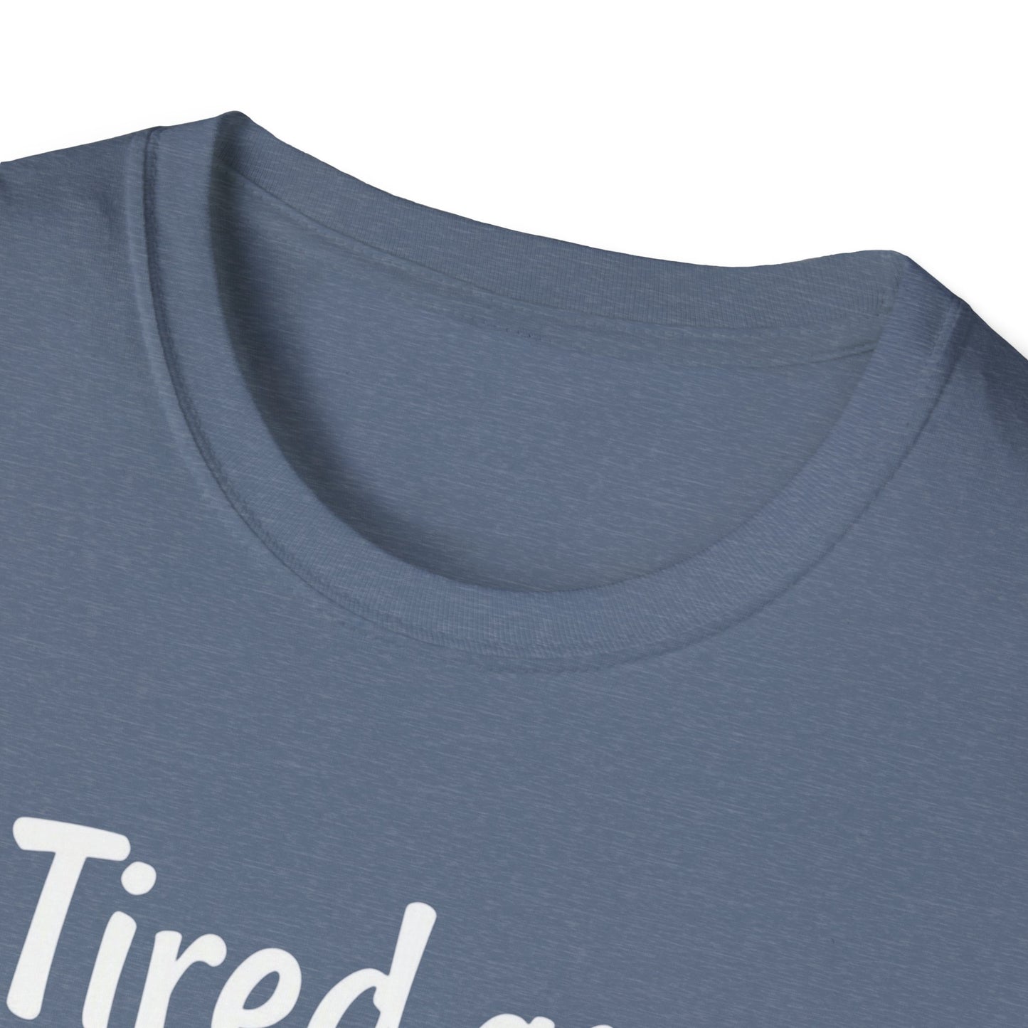 Tired as a Mother T-Shirt, Funny Mom Tee, Gift for Mothers Day, Unisex Tee, Coffee Lover Shirt, Relaxed Fit T-Shirt - Psychonaut Swag