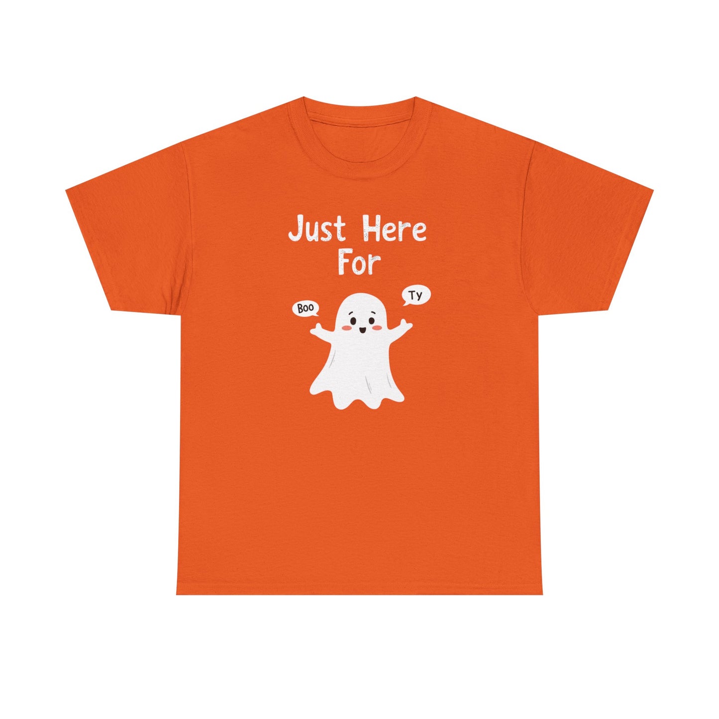 Cute Boo, Unisex Heavy Cotton Tee - Perfect for Self-Love, Gift, Casual Wear, Birthdays, or Relaxation