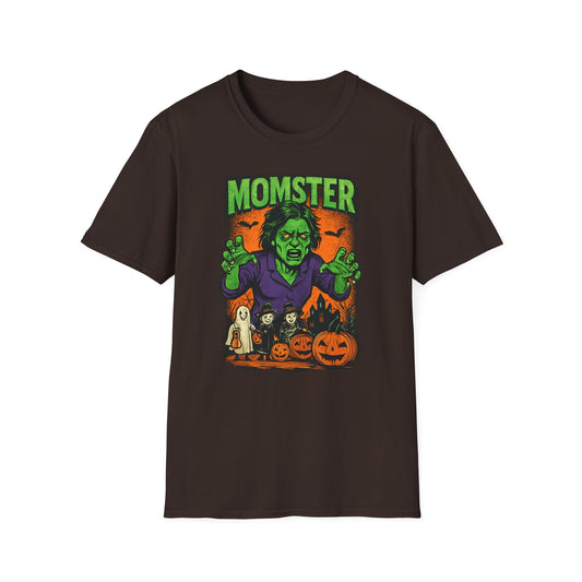 Halloween Momster T-Shirt, Unisex Spooky Tee, Cute Halloween Shirt, Gift for Halloween Lovers, Family Costume Shirt, Trick or Treat Shirt