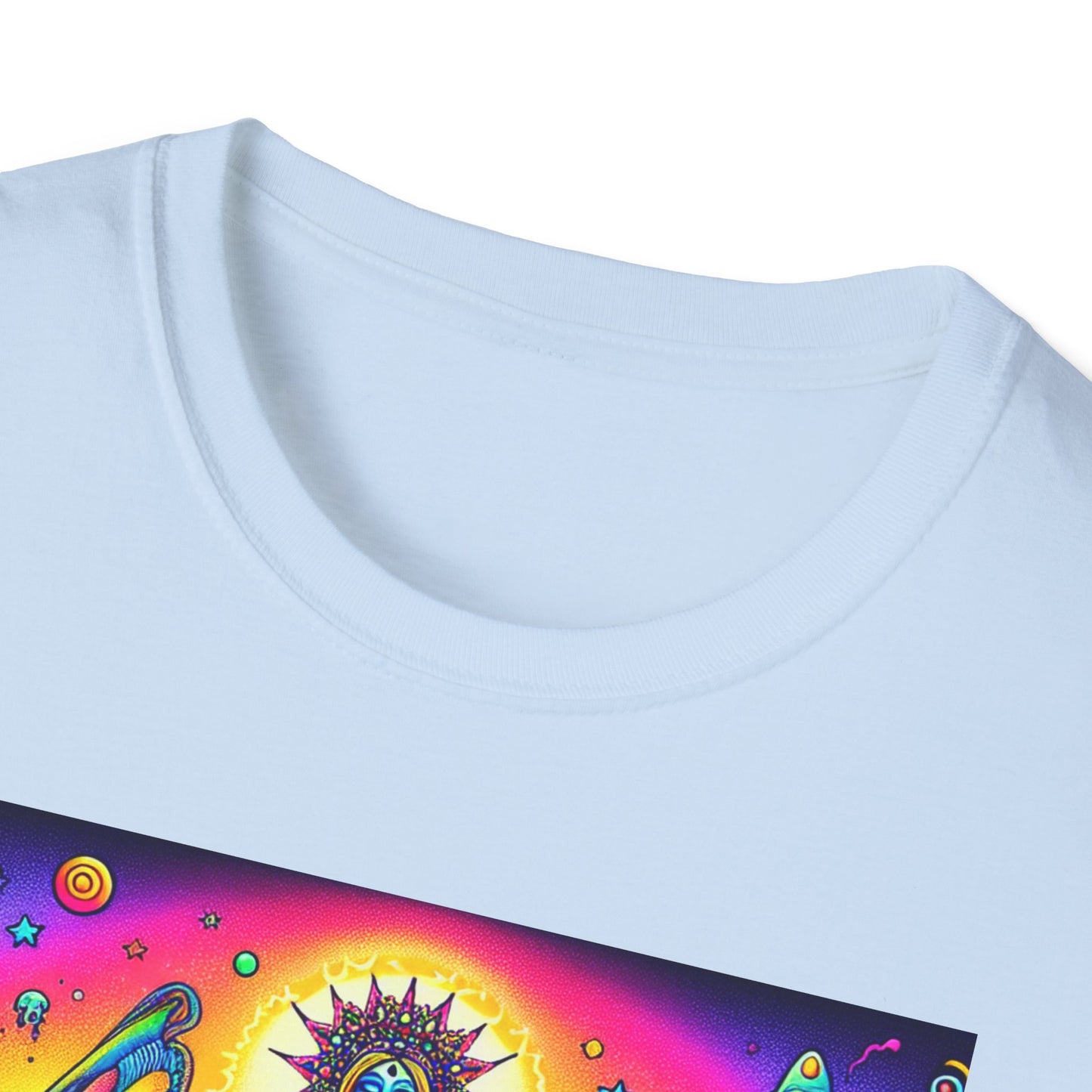 Mythical Creatures Unisex Softstyle T-Shirt - Last Supper Style - Psychonaut Swag