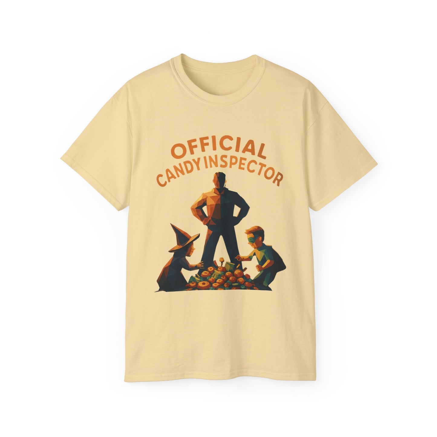 Official Candy Inspector Unisex Ultra Cotton Tee, Funny Gift, Halloween Tee, Party Shirt, Retro Style T-Shirt