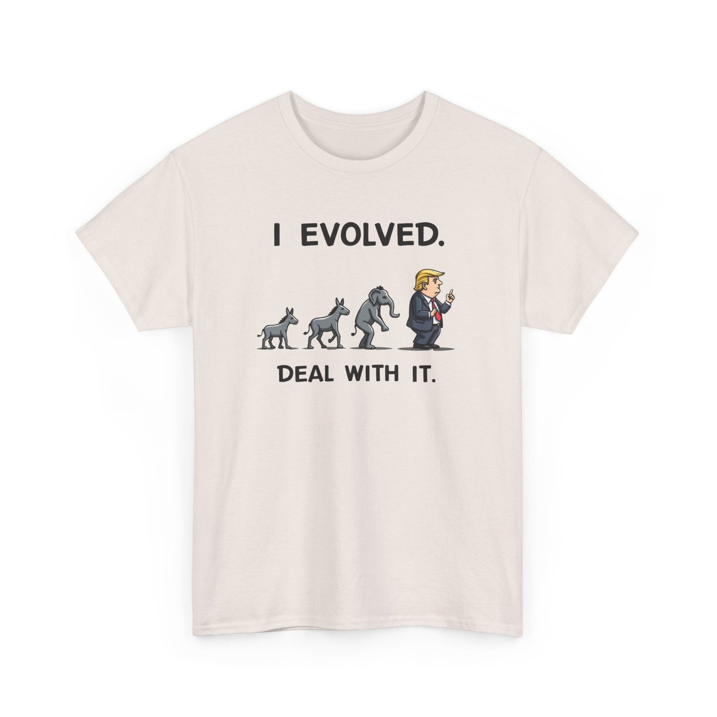 I Evolved, political humor, Funny Unisex T-Shirt, Gift for Dog Lovers, Casual Wear, Statement Shirt - Psychonaut Swag