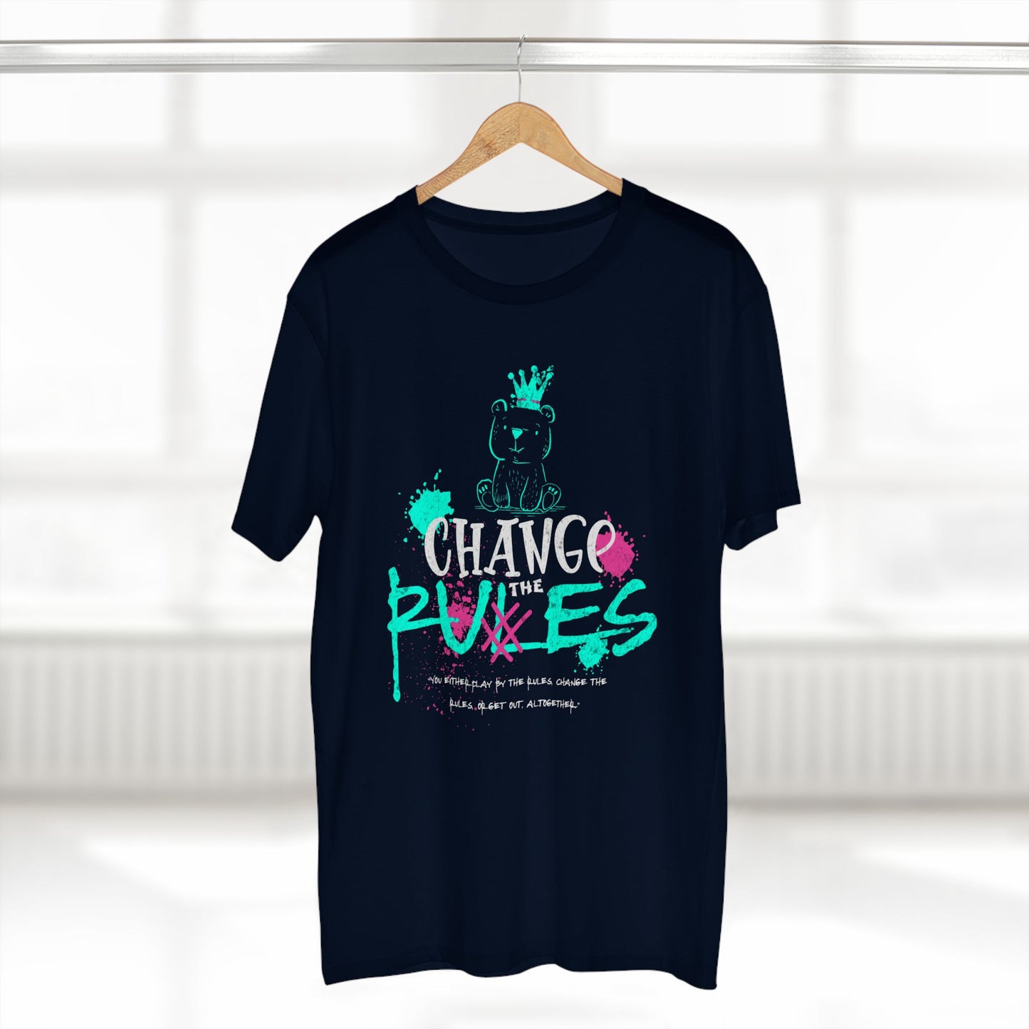 Change the Rules, Bear Adult Staple Tee