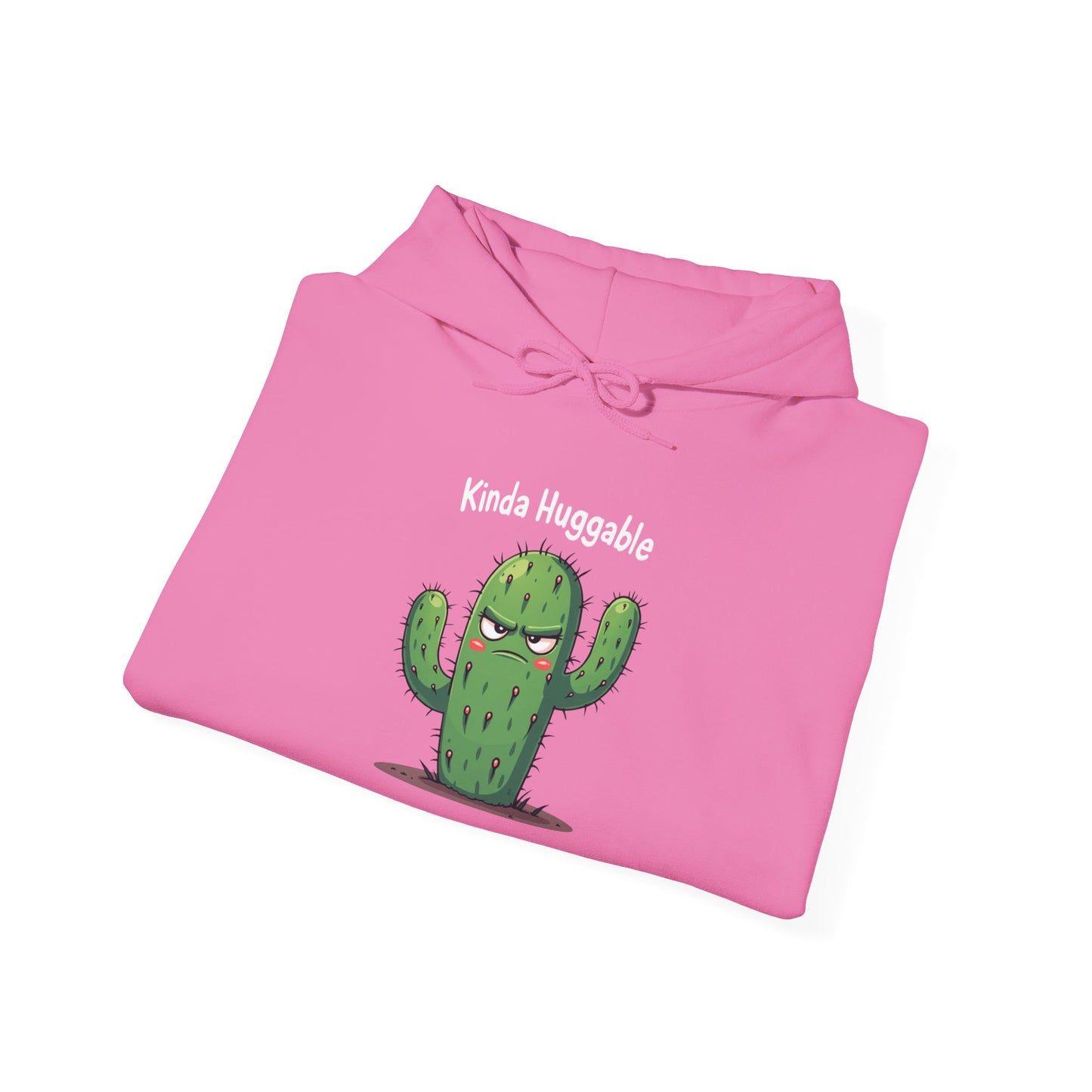 Kinda Huggable, Unisex Heavy Blend Sweatshirt, Comfy Gift, Funny Plant Lover Apparel, Perfect for Casual Outings, Spring Celebration