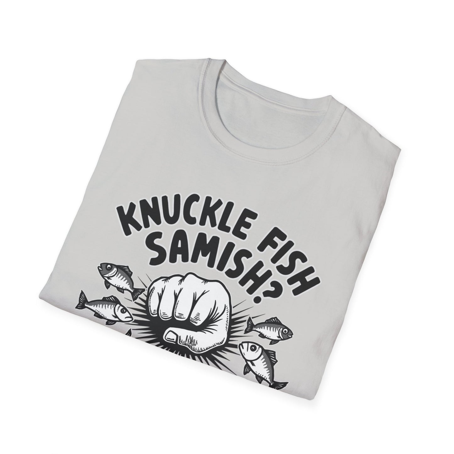Knuckle Fish Samish, T-Shirt, Perfect for Anglers, Gift for Fishermen, Casual Wear, Outdoor Activities, Humor Shirt