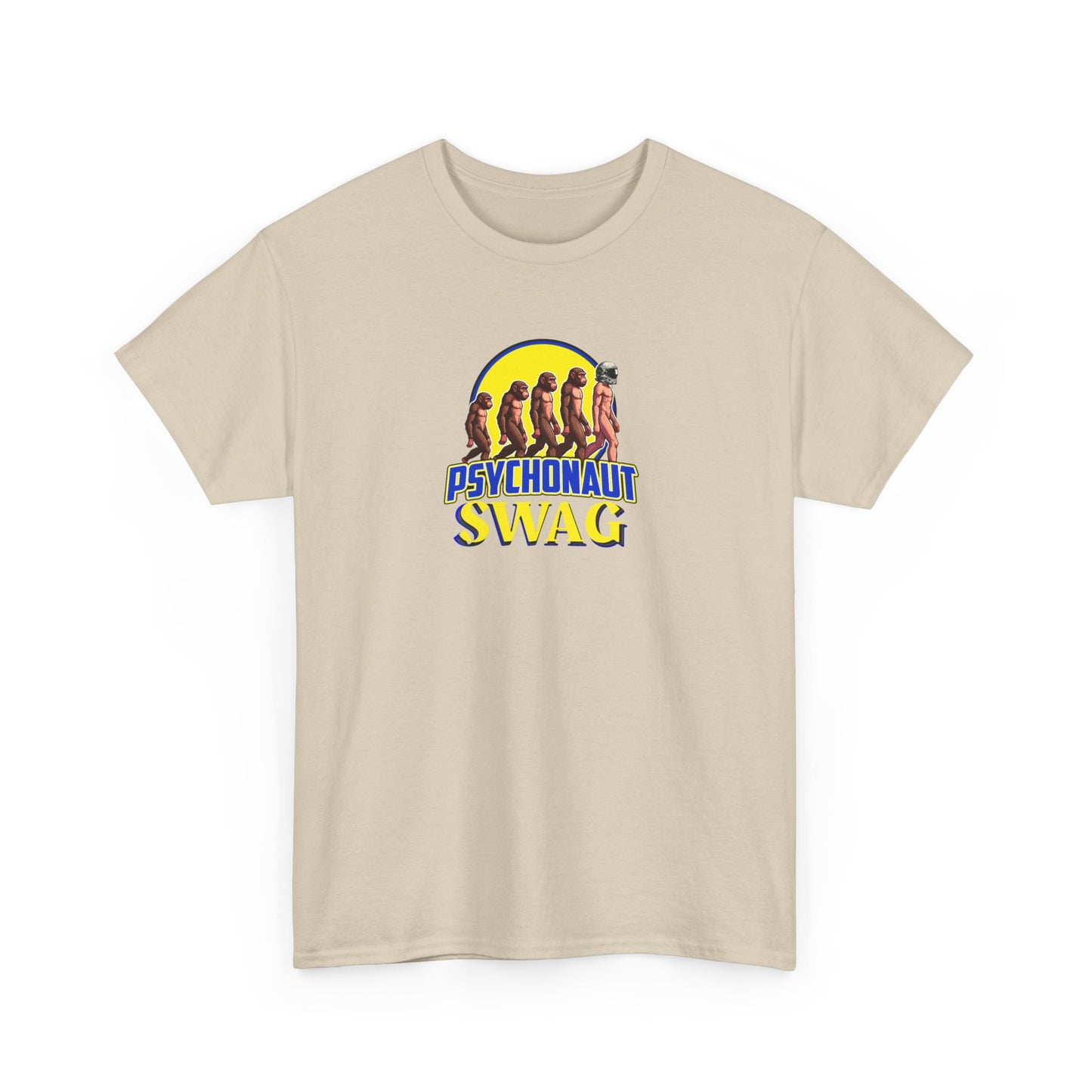 Psychonaut Basic tee, (Small Biz),  Unisex Heavy Cotton Tee, Psychedelic T-Shirt, Gifts for Festival Lovers, Unisex Graphic Tee, Casual Wear, Summer Vibes