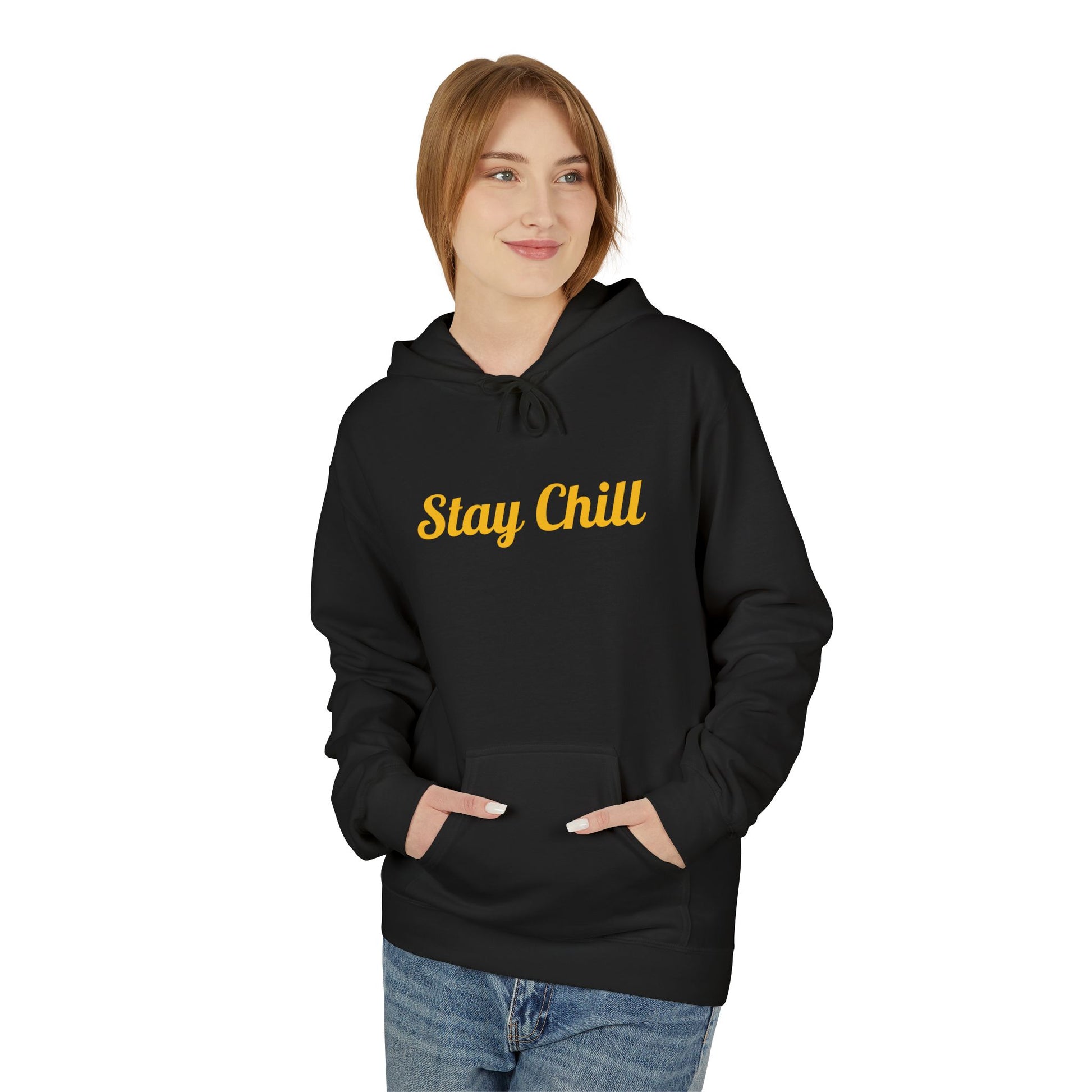 Stay chill, Unisex Midweight Softstyle Fleece Hoodie - Psychonaut Swag